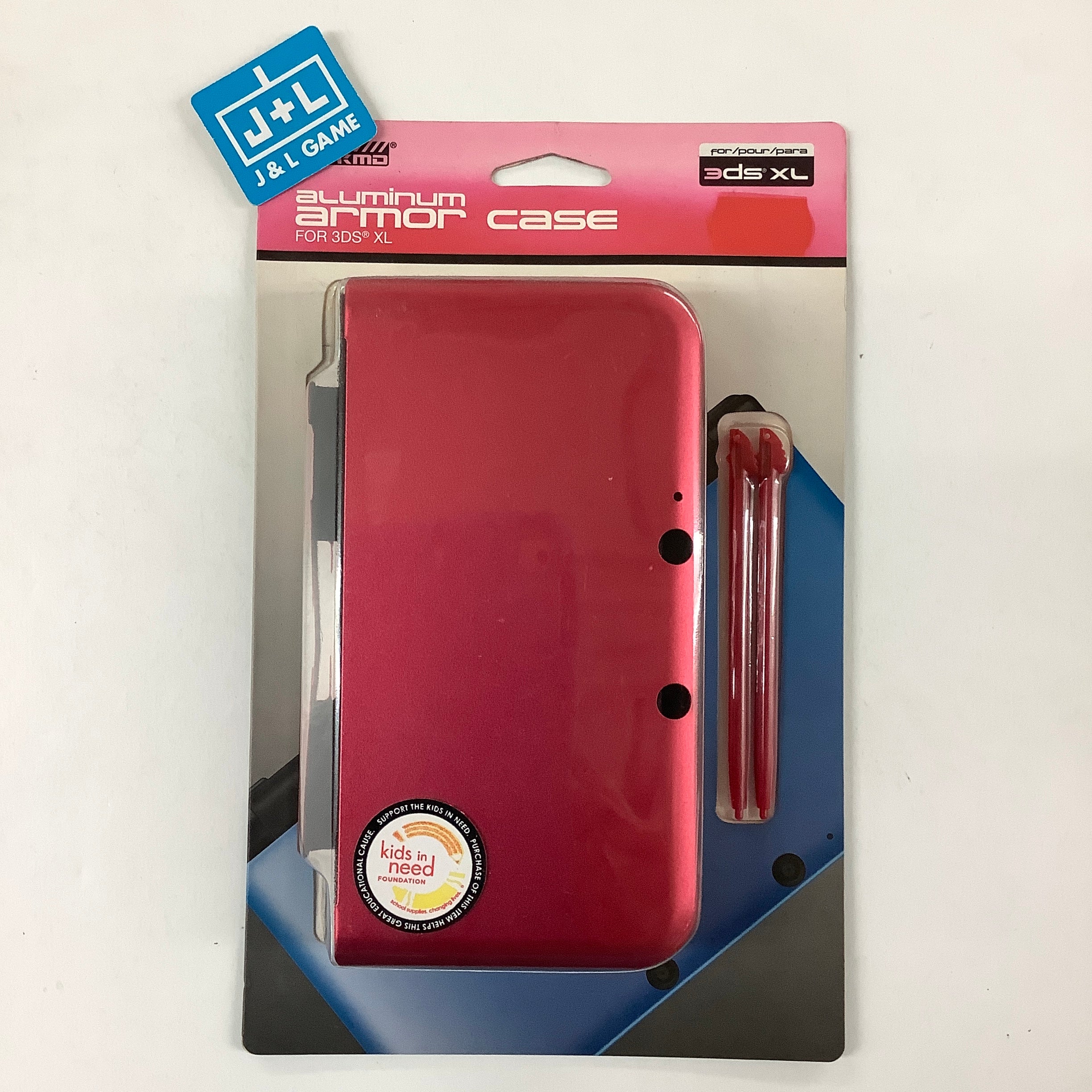 KMD Aluminum Armor Case for 3DS XL (Red) - Nintendo 3DS ACCESSORIES KMD   