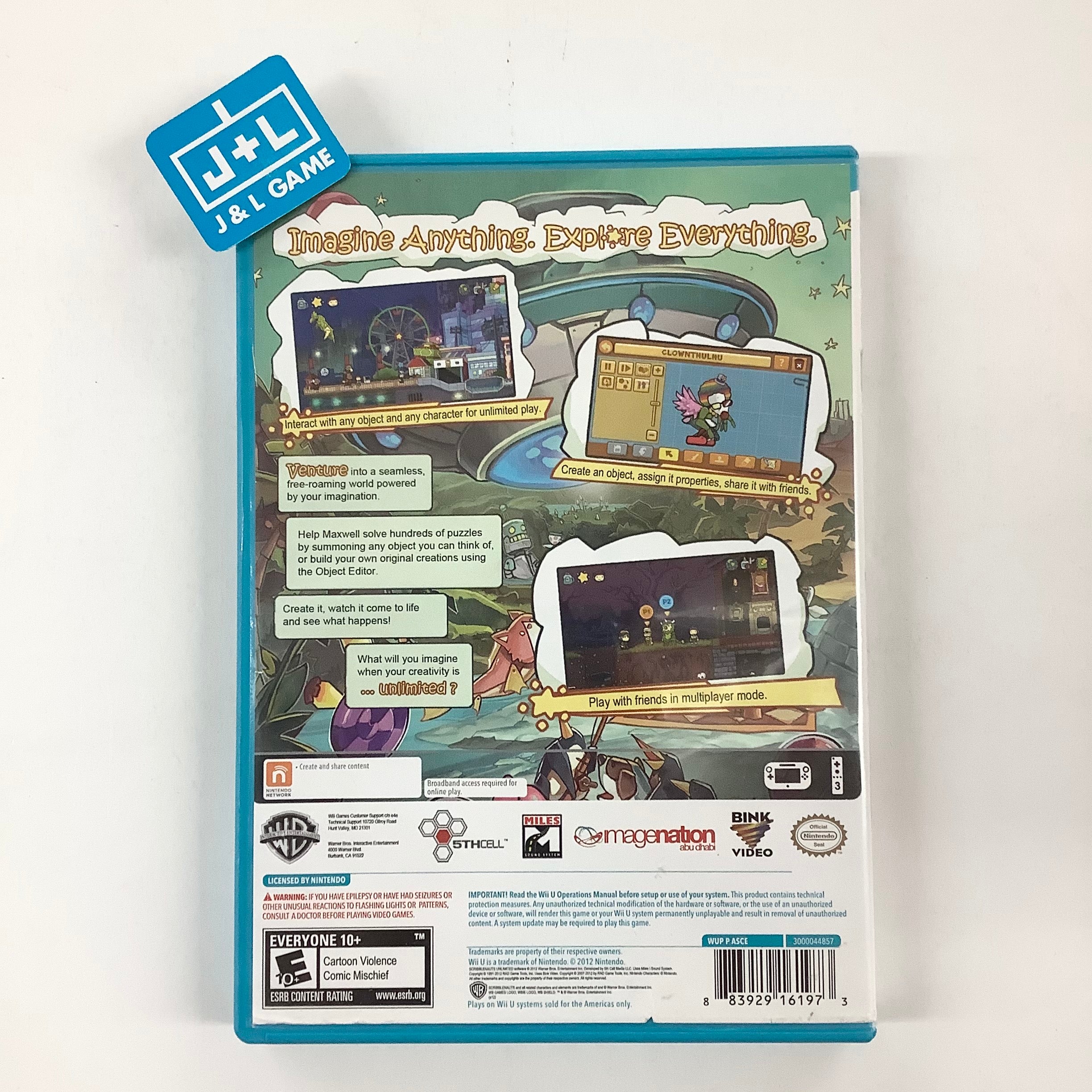 Scribblenauts Unlimited - Nintendo Wii U [Pre-Owned] Video Games Warner Bros. Interactive Entertainment   