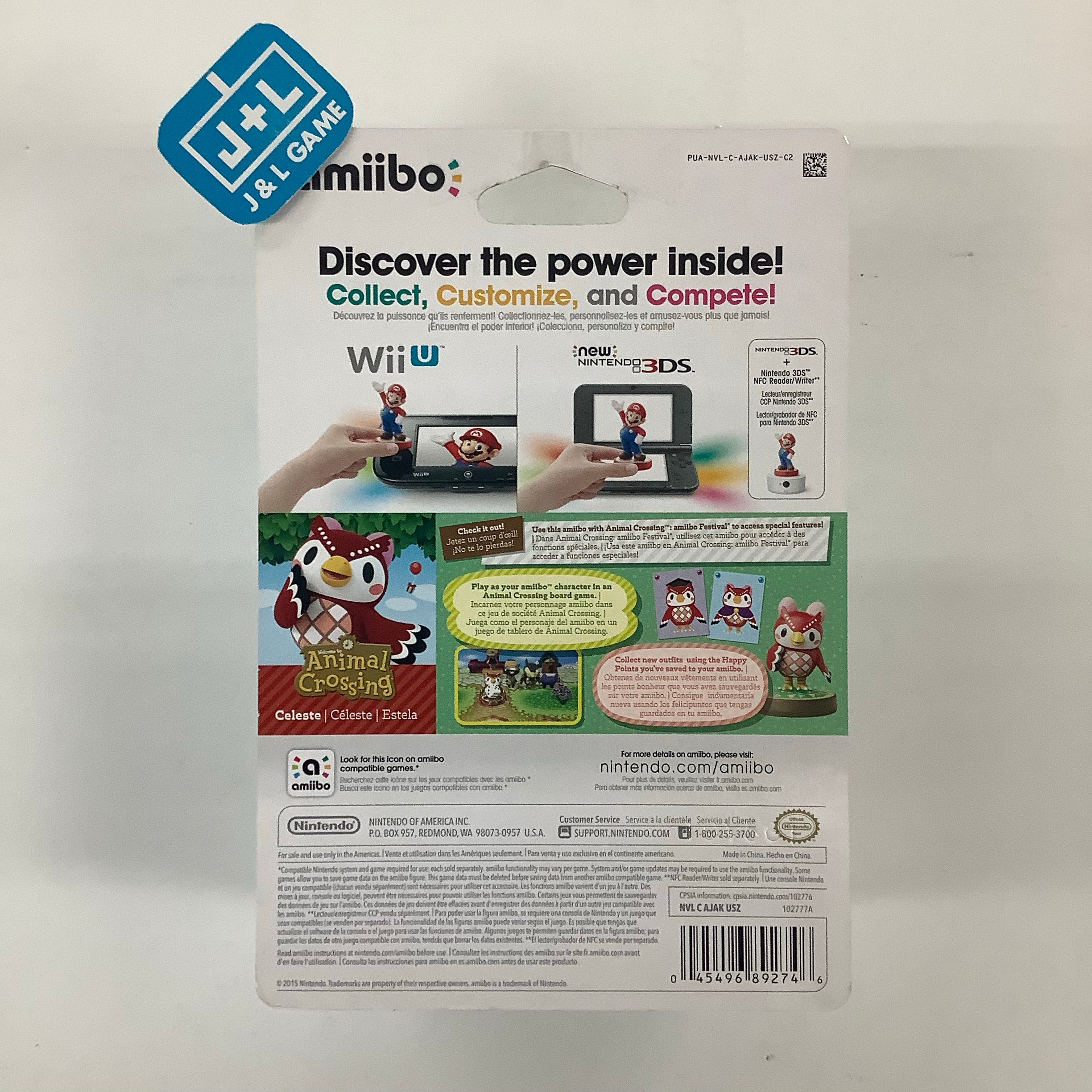 Celeste (Animal Crossing series) - Nintendo WiiU Amiibo Amiibo Nintendo   