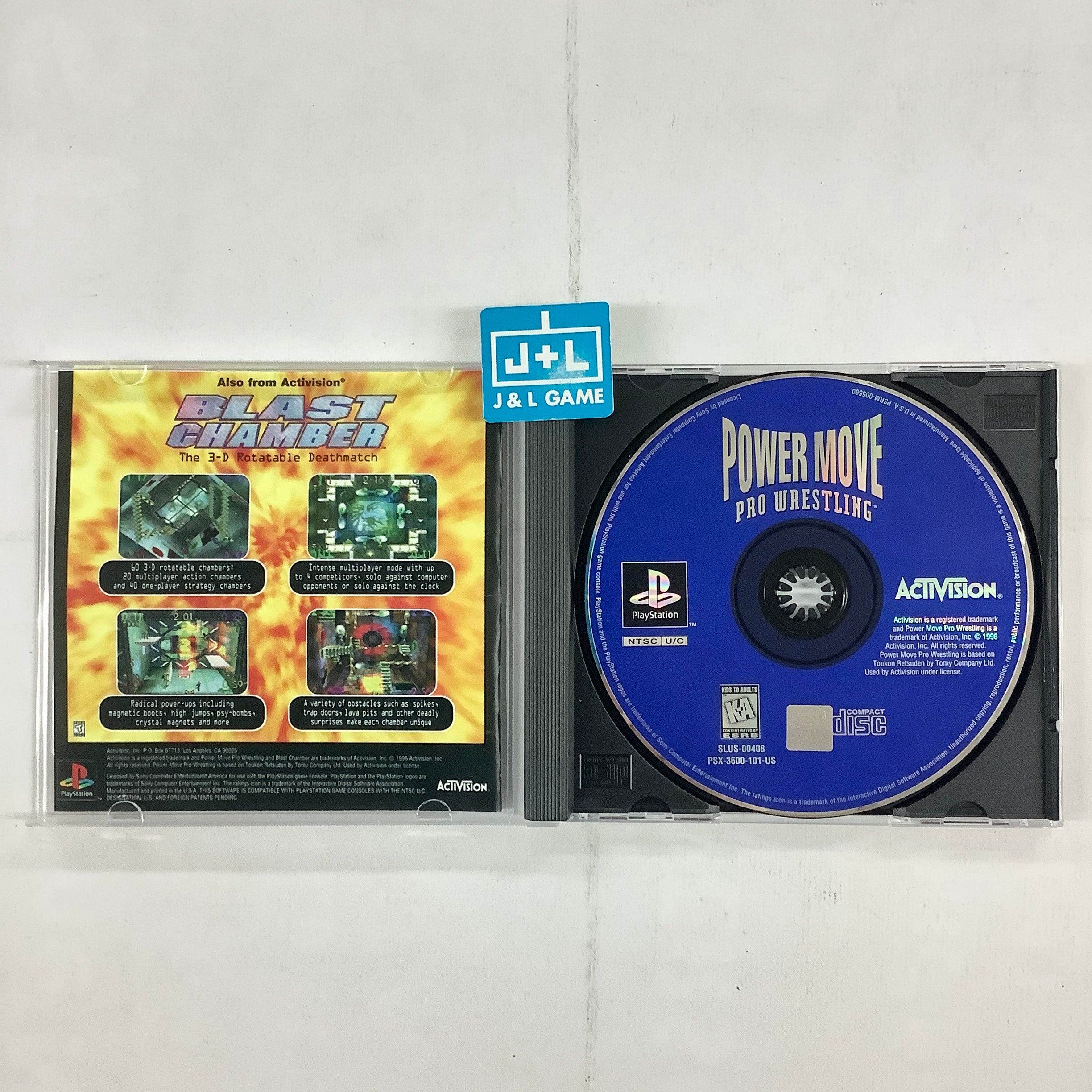 Power Move Pro Wrestling - (PS1) PlayStation 1 [Pre-Owned] Video Games Activision   