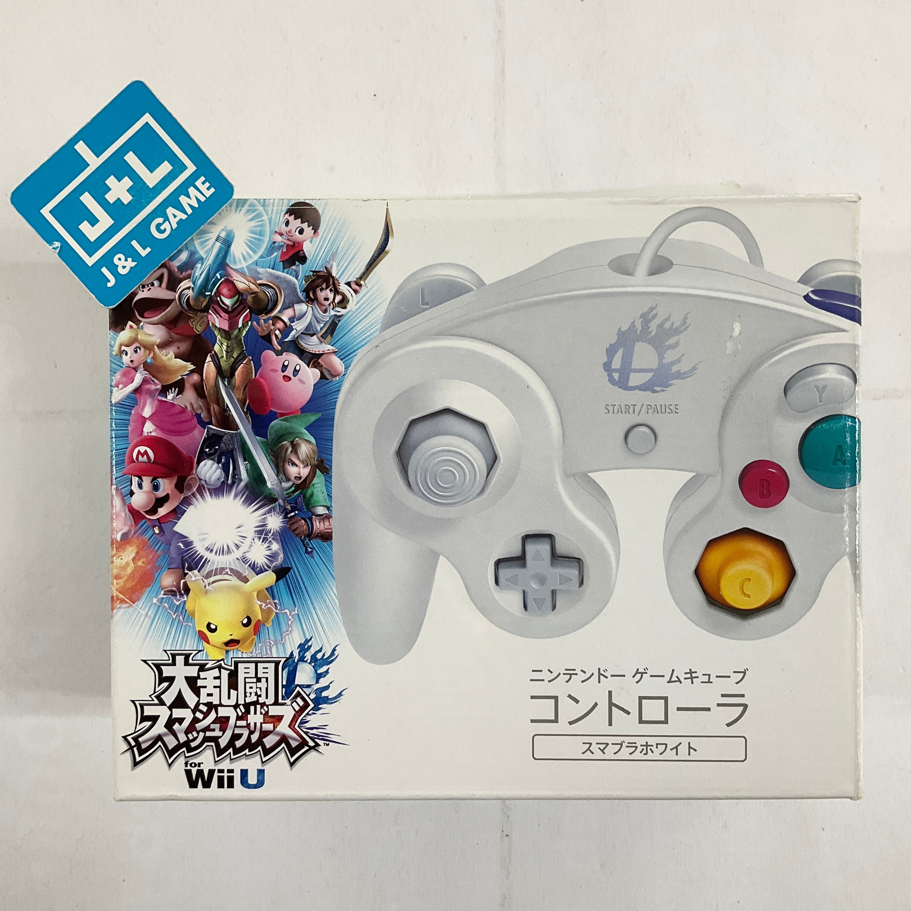 Nintendo GameCube Controller (Super Smash Bros) (White) - (GC) GameCube [Pre-Owned] Accessories Nintendo   