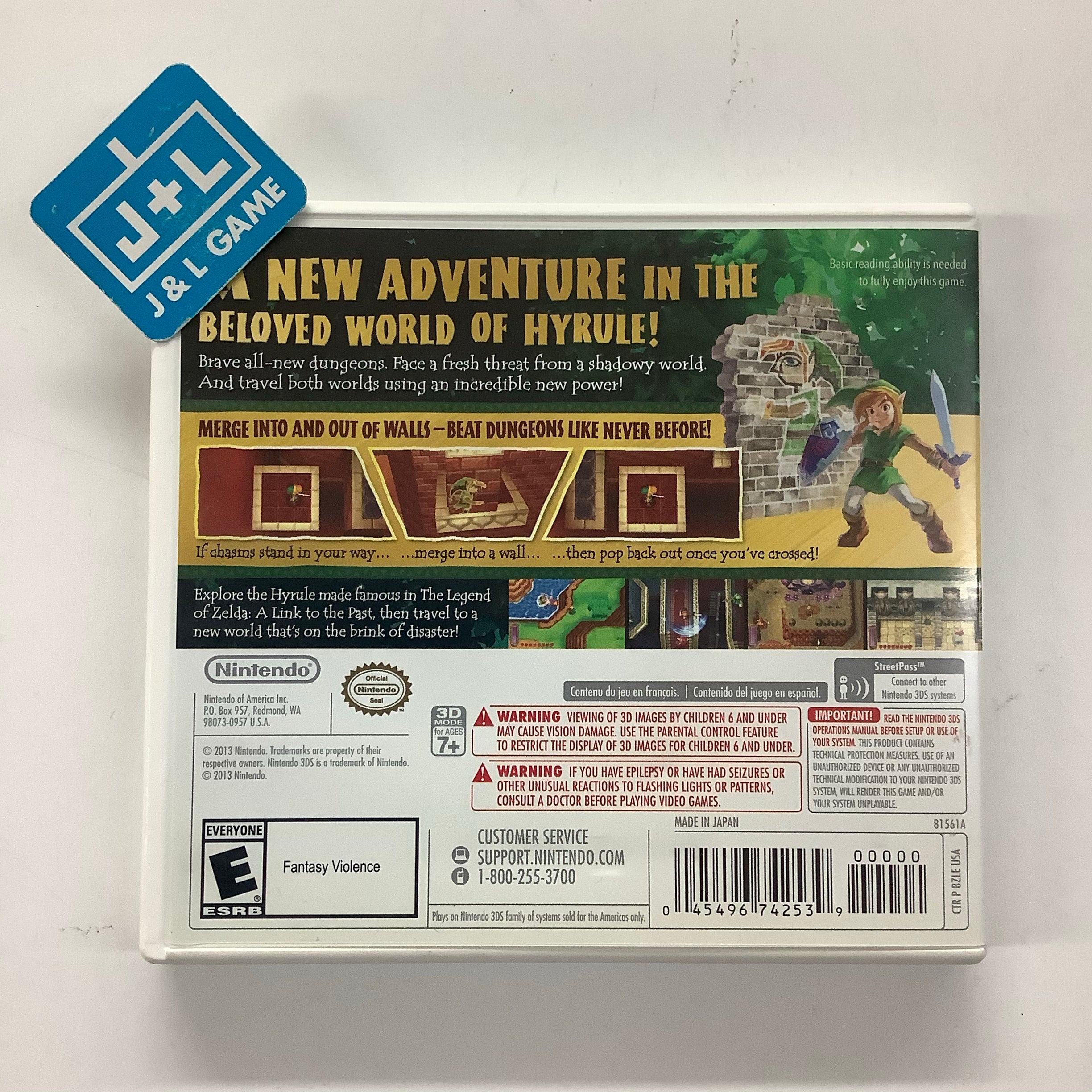 The Legend of Zelda: A Link Between Worlds - Nintendo 3DS [Pre-Owned] Video Games Nintendo   