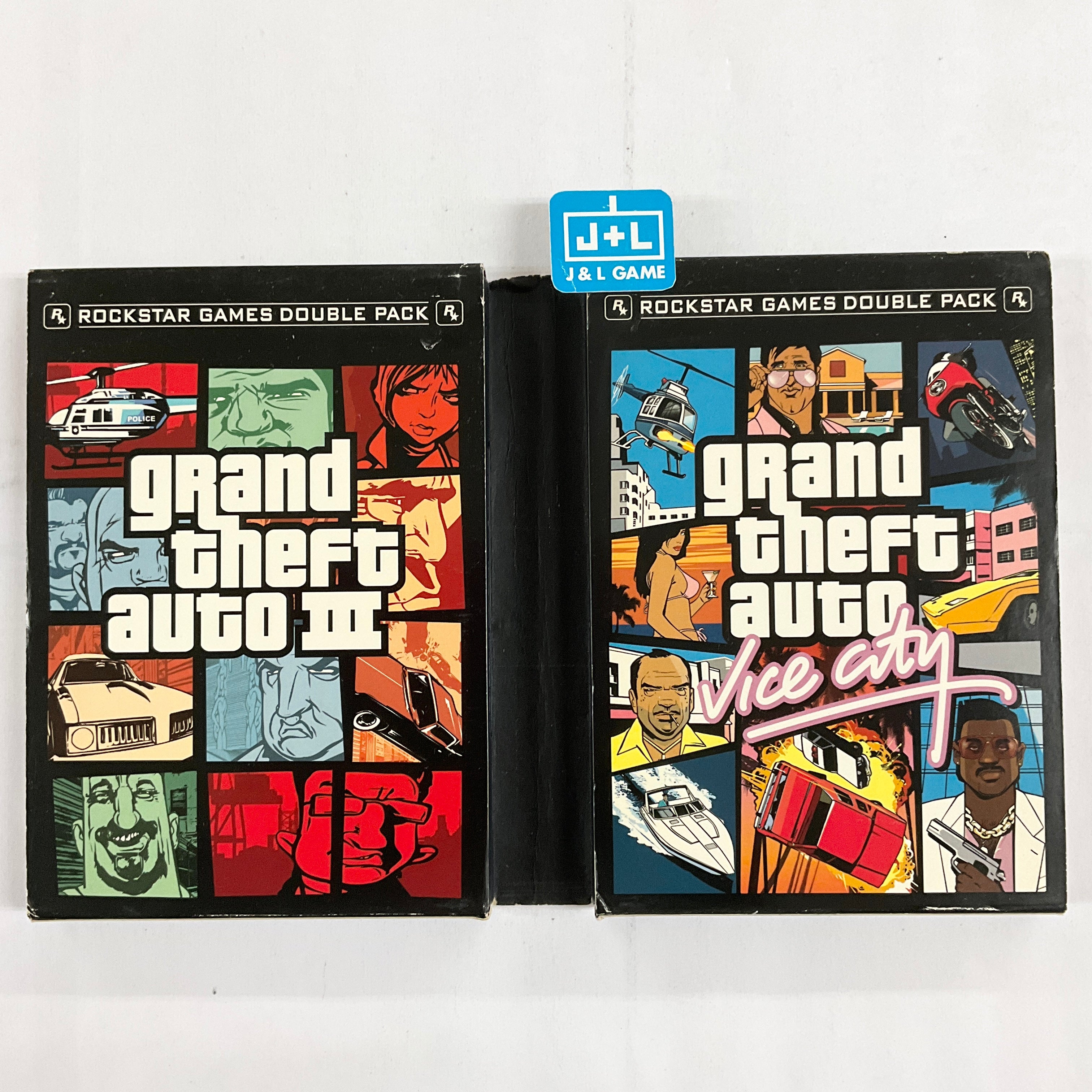 Grand Theft Auto Double Pack (Greatest Hits) - (PS2) PlayStation 2 [Pre-Owned] Video Games Rockstar Games   
