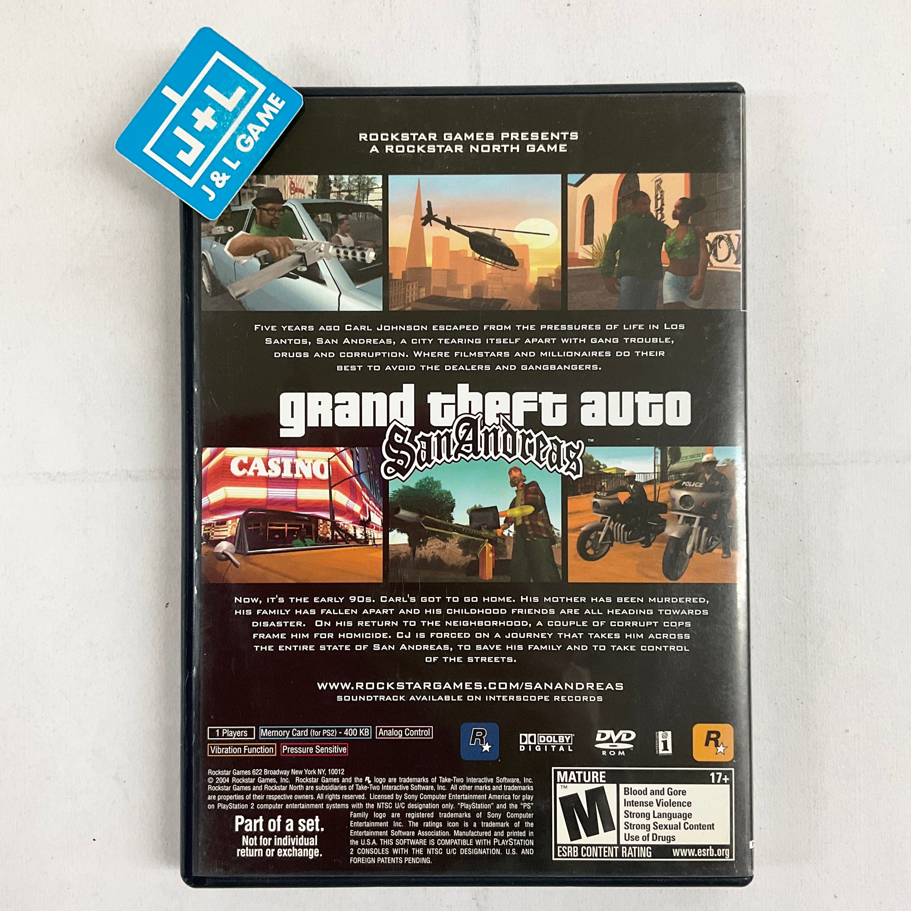 Grand Theft Auto: The Trilogy - (PS2) PlayStation 2 [Pre-Owned] Video Games Rockstar Games   