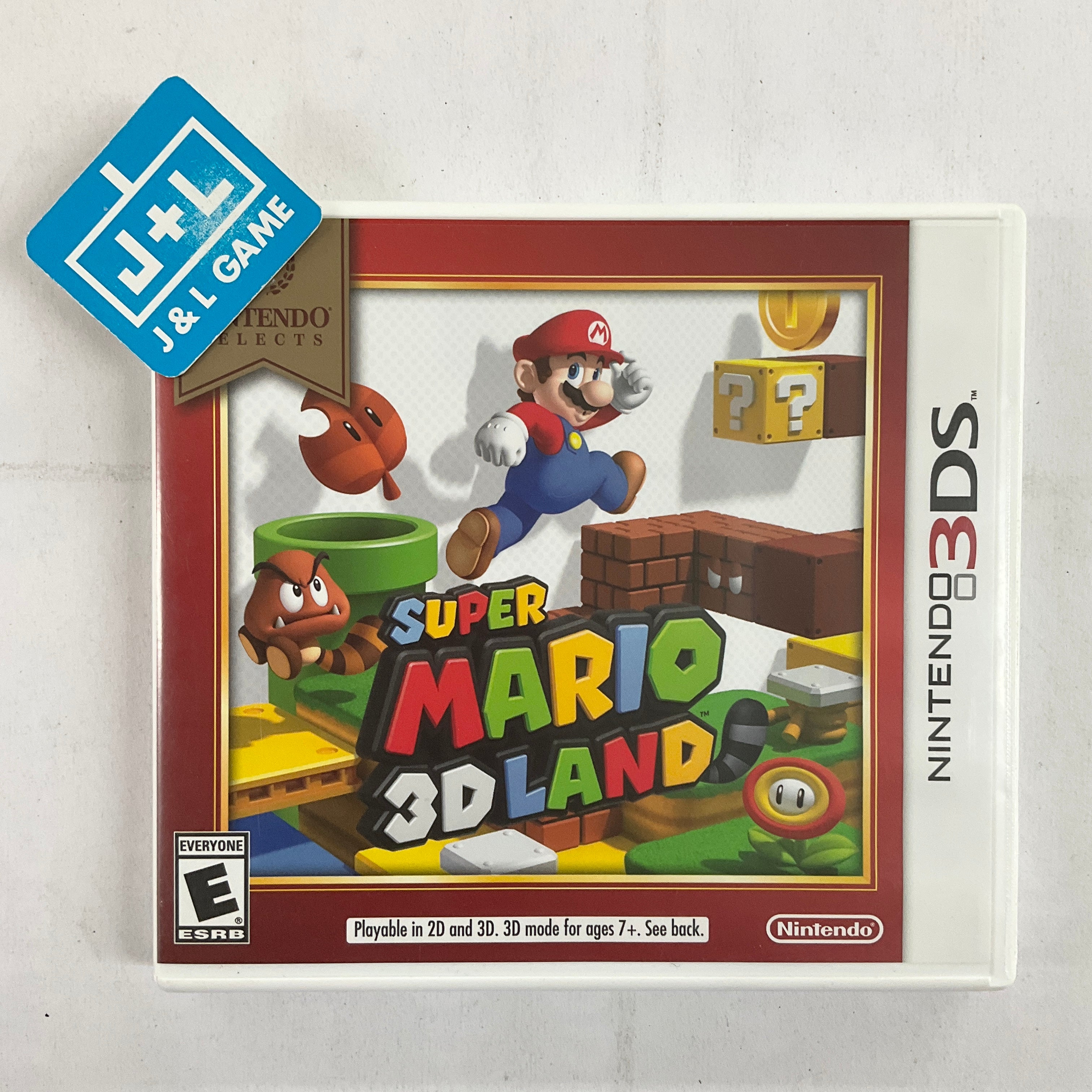 Super Mario 3D Land (Nintendo Selects) - Nintendo 3DS [Pre-Owned] Video Games Nintendo   