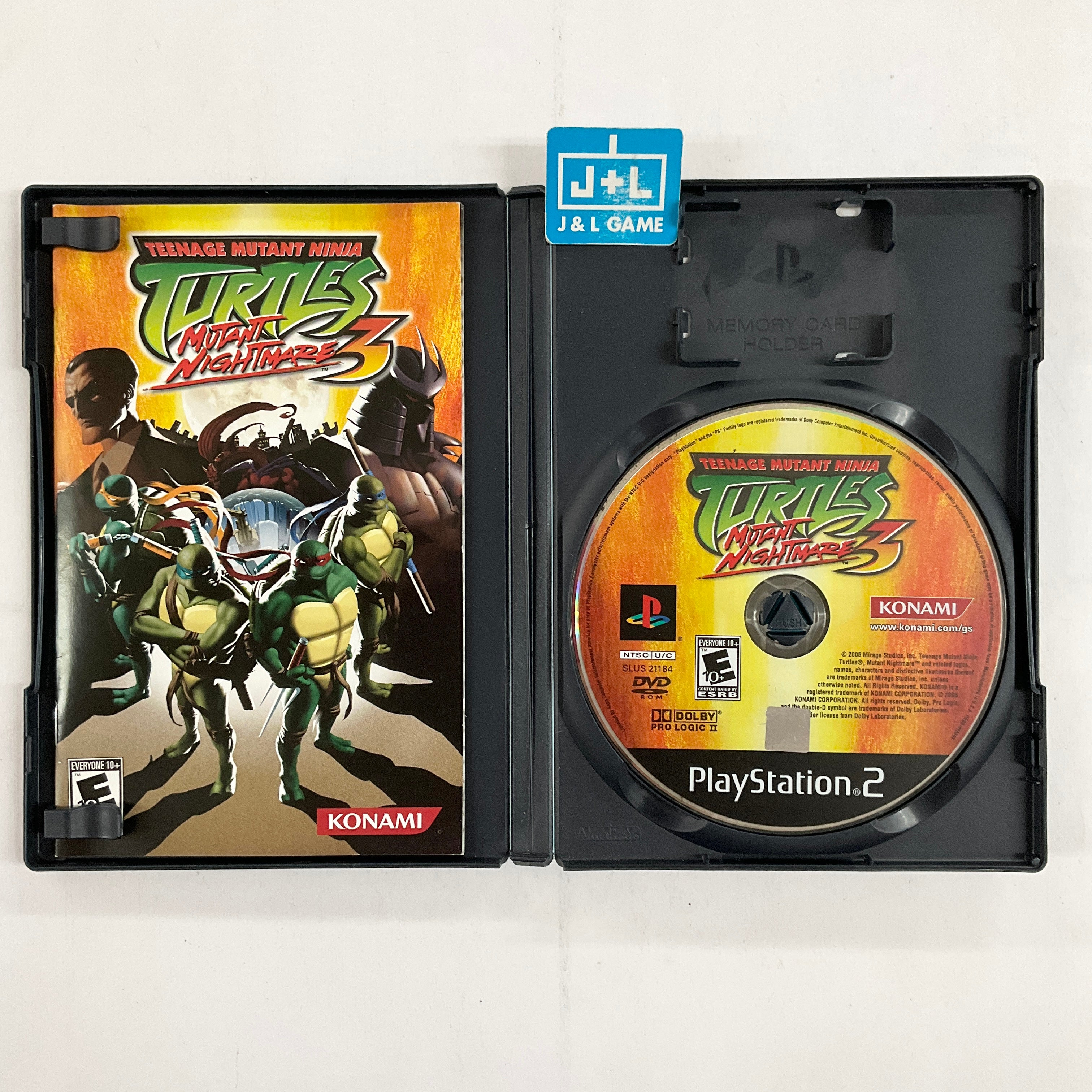 Teenage Mutant Ninja Turtles 3: Mutant Nightmare - (PS2) PlayStation 2 [Pre-Owned] Video Games Konami   