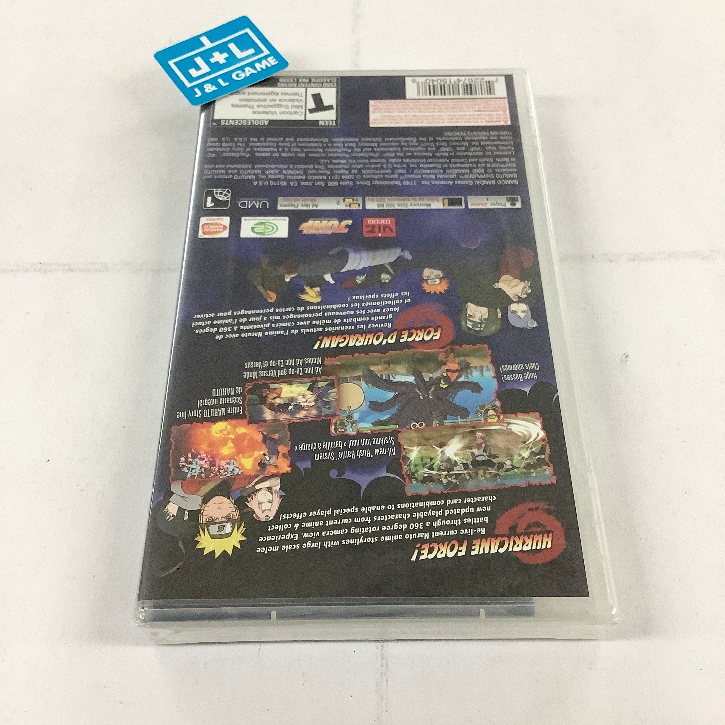 Naruto Shippuden: Ultimate Ninja Impact - Sony PSP Video Games Namco Bandai Games   