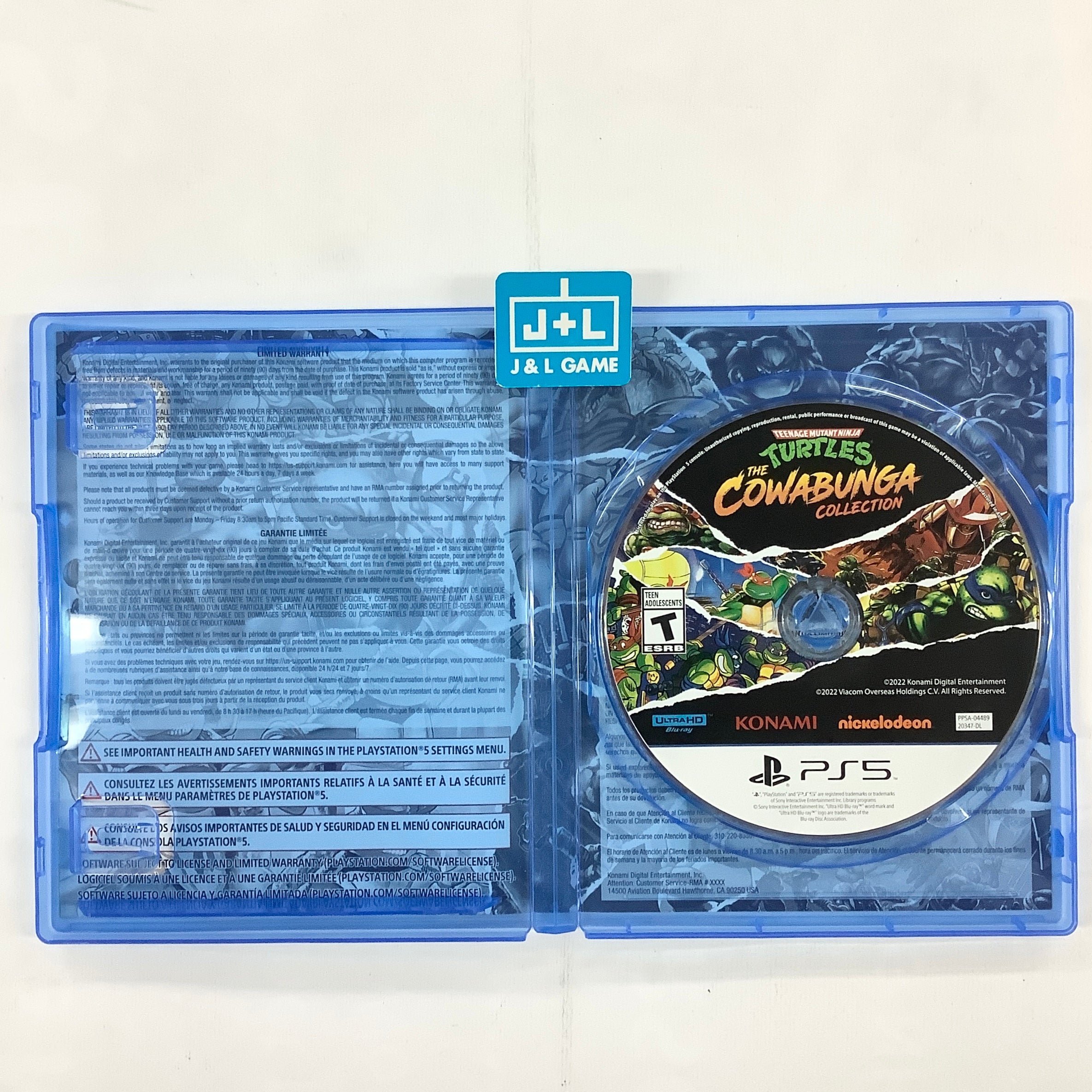 Teenage Mutant Ninja Turtles: The Cowabunga Collection - (PS5) PlayStation 5 [UNBOXING] Video Games Konami   