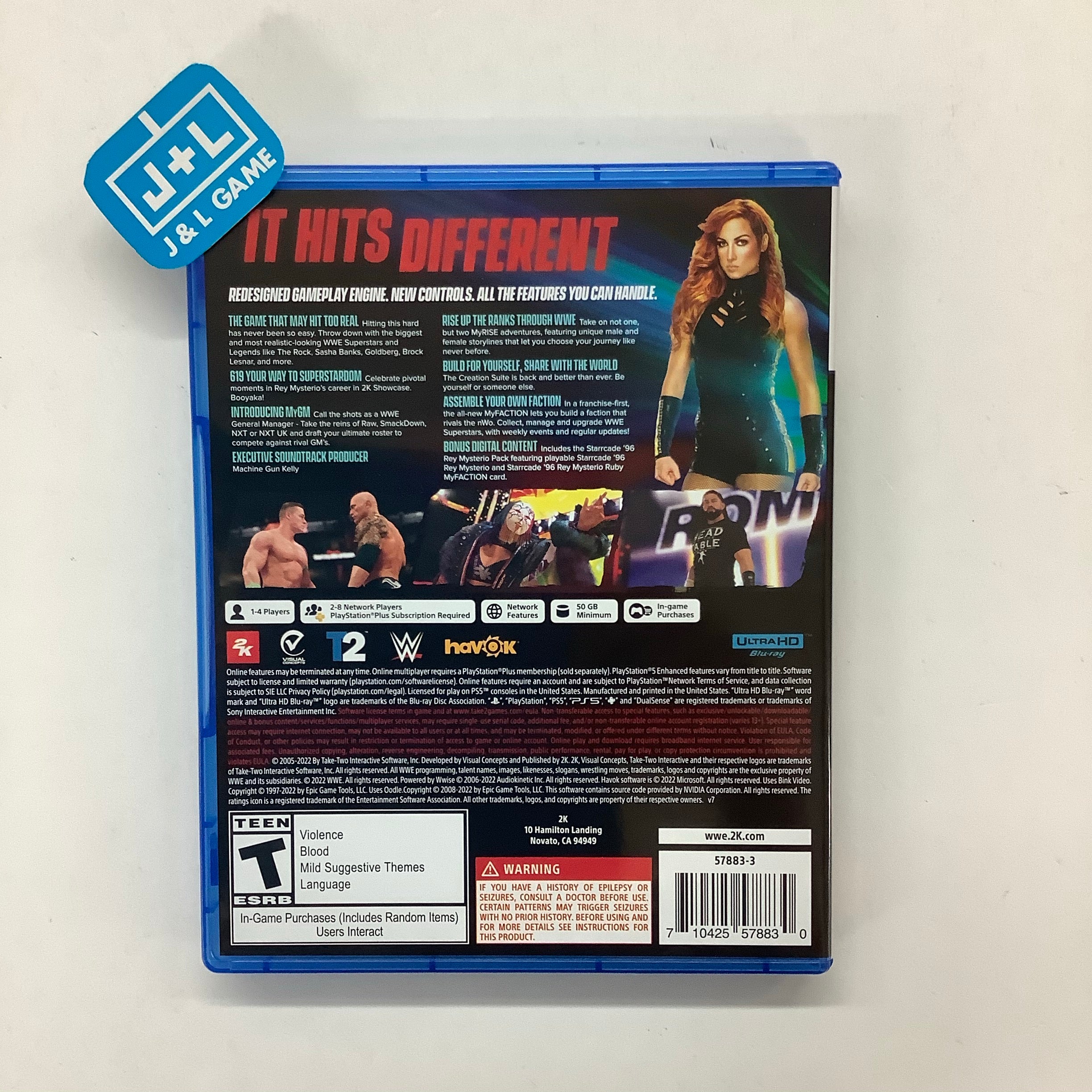 WWE 2K22 - (PS5) PlayStation 5 [UNBOXING] Video Games 2K   