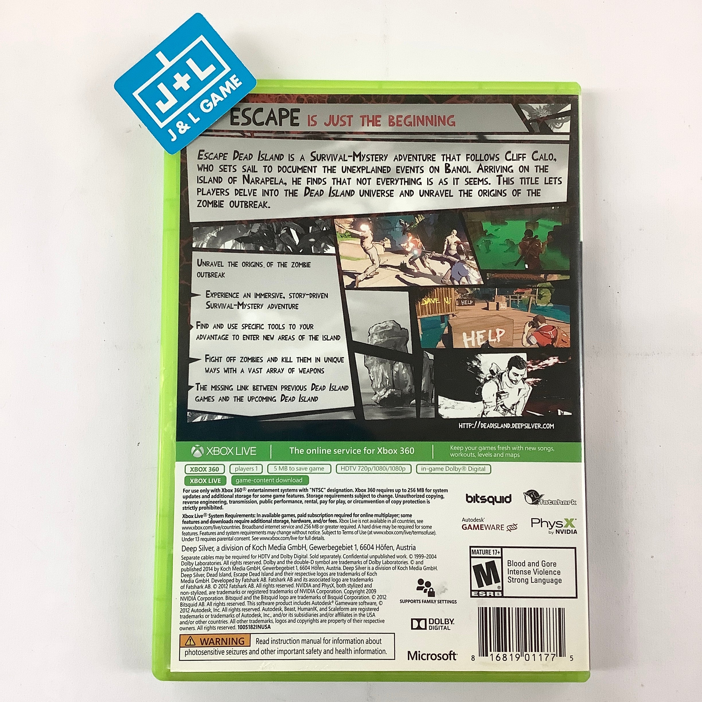 Escape Dead Island - Xbox 360 [Pre-Owned] Video Games Deep Silver   