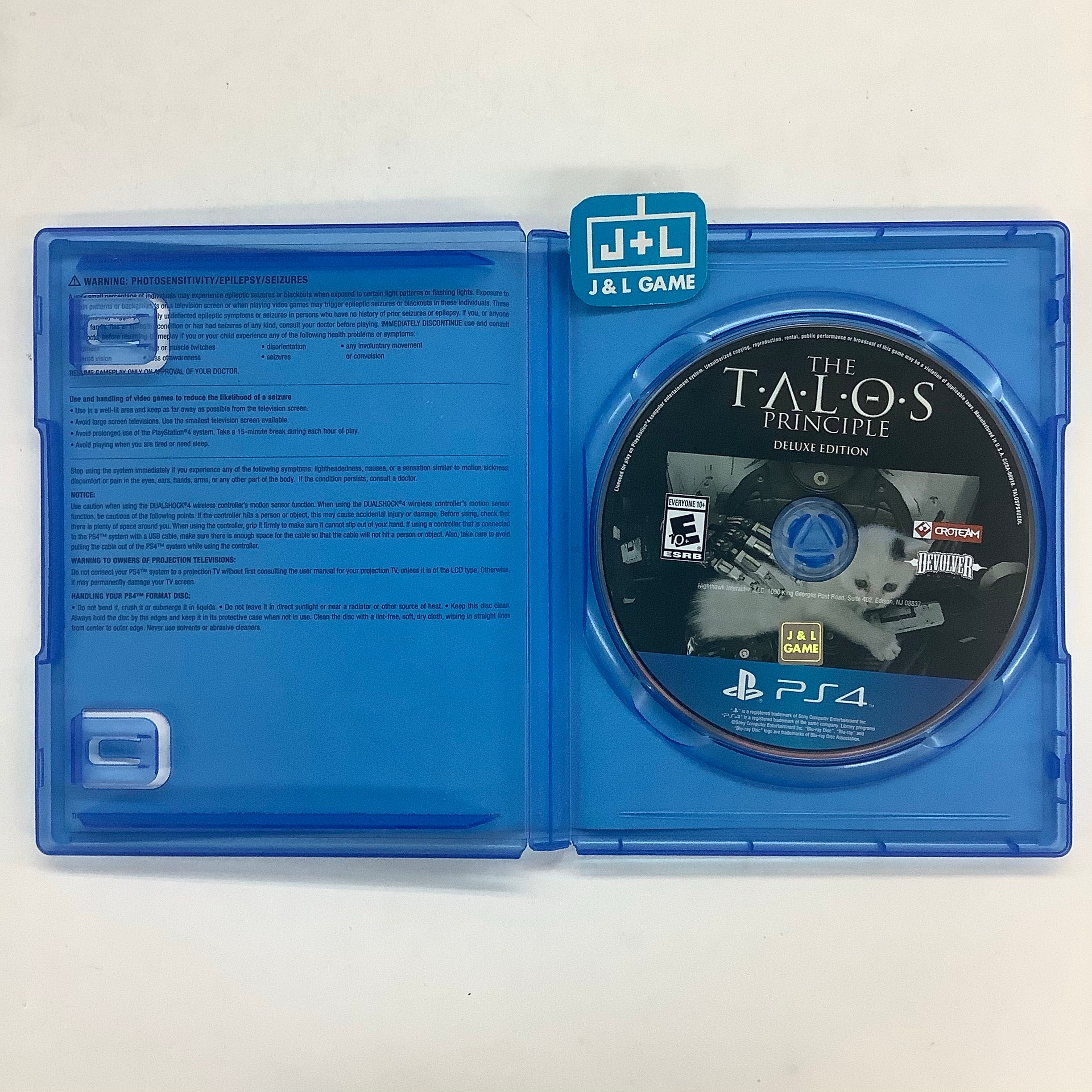 The Talos Principle: Deluxe Edition -  (PS4) PlayStation 4 [Pre-Owned] Video Games Nighthawk Interactive   