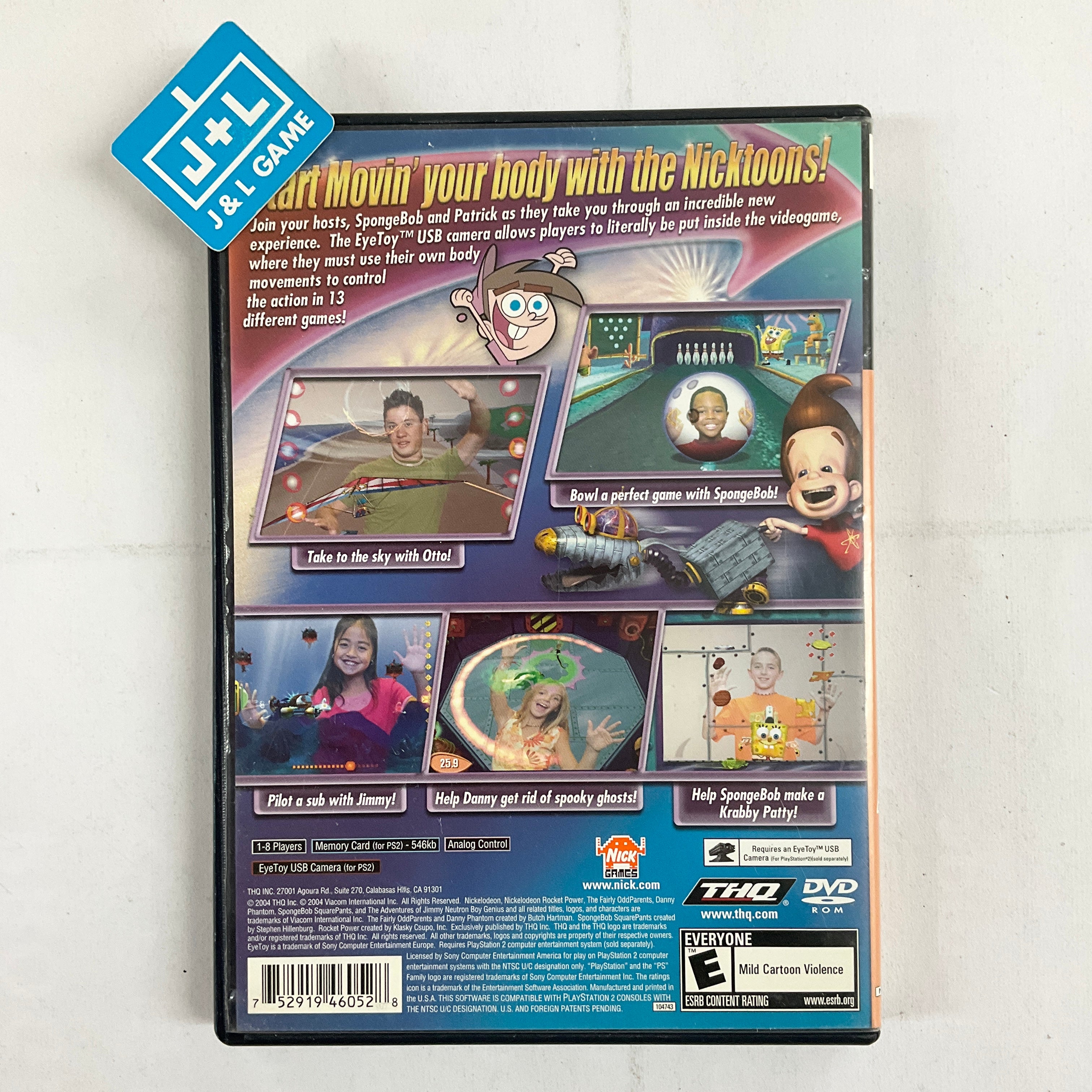 Nicktoons Movin' - (PS2) PlayStation 2 [Pre-Owned] | J&L Game
