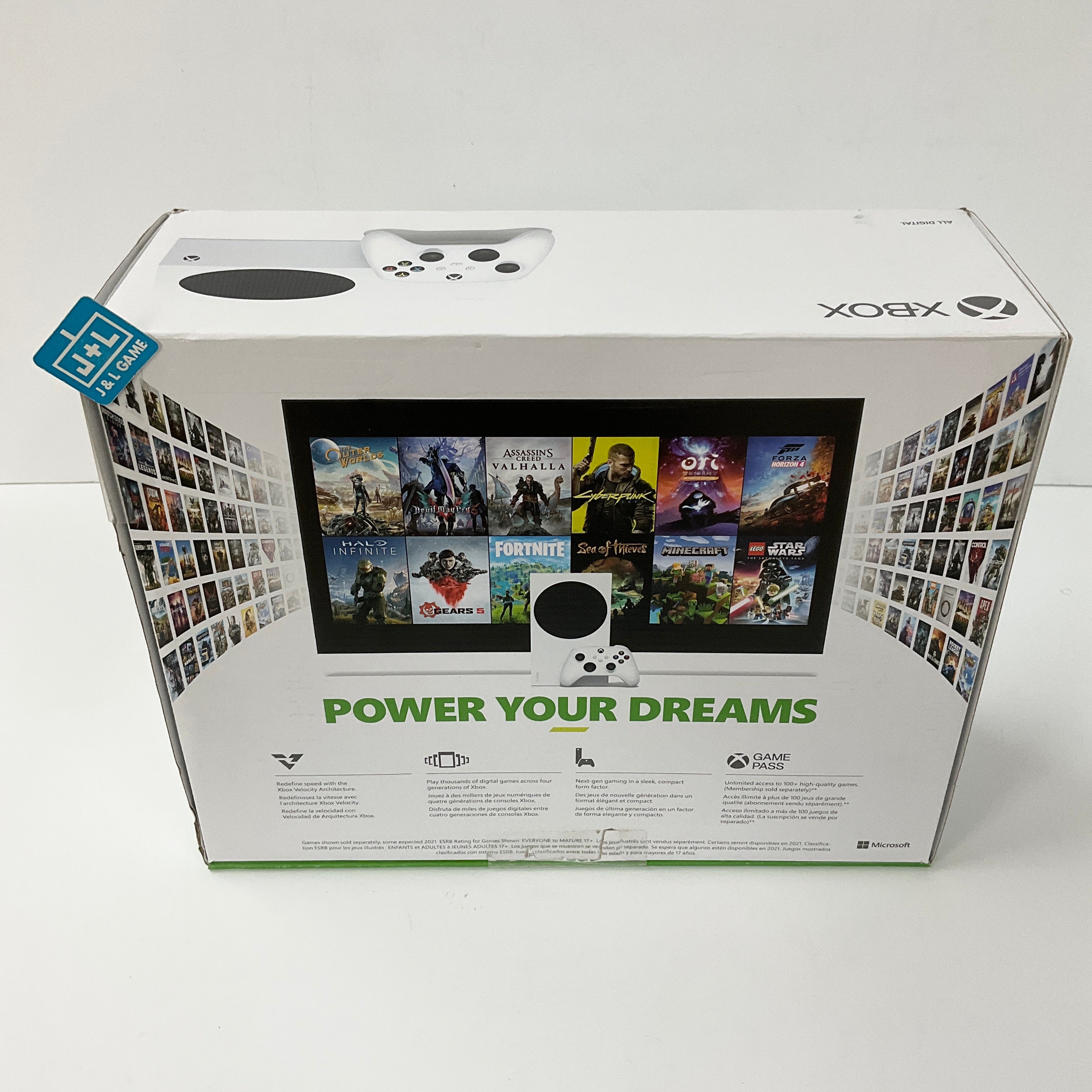 Xbox Series S 512 GB Digital Console - Xbox Series S Consoles Microsoft   