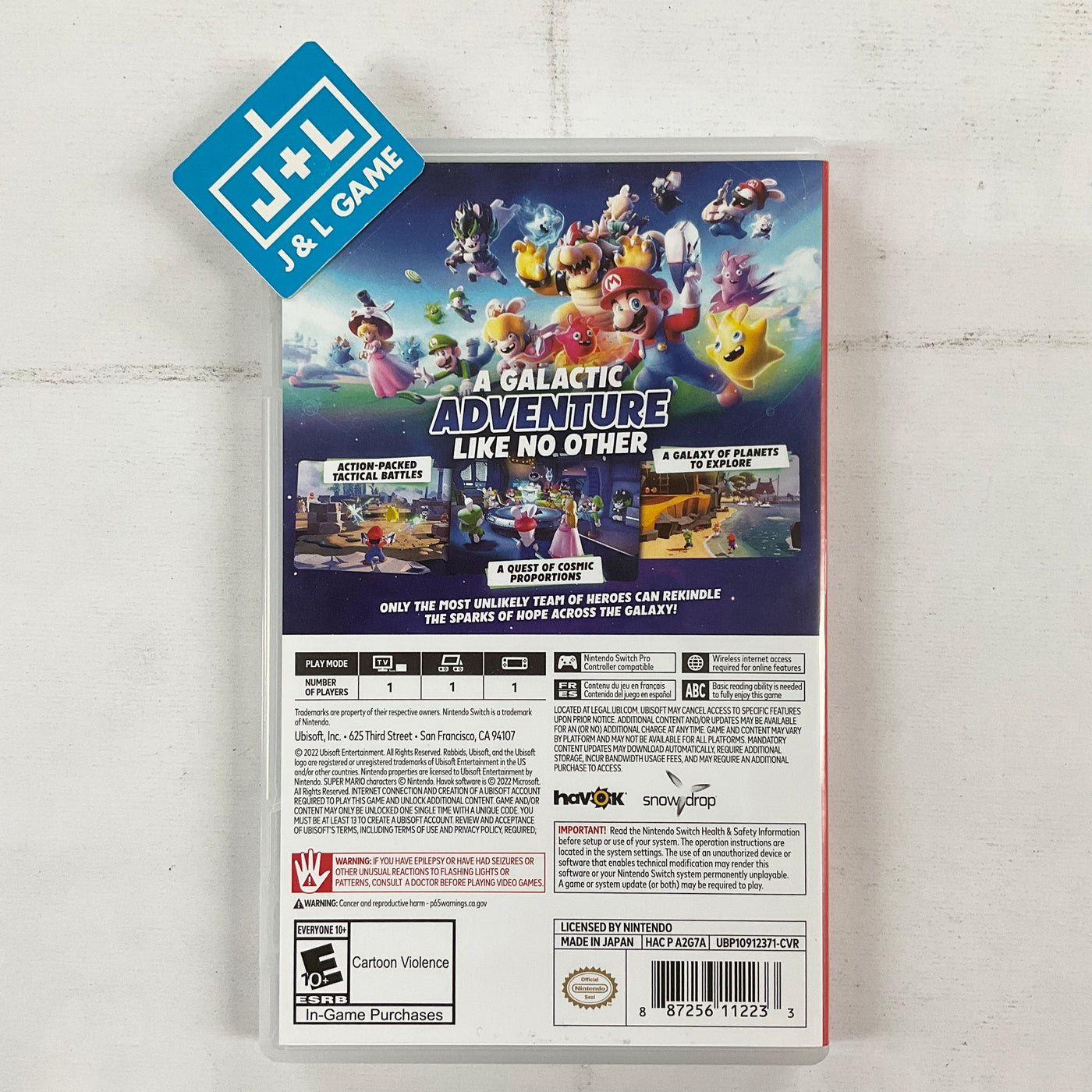Sparks of Nintendo + Mario - (NSW) Switch | Hope Game [UNBOXING] J&L Rabbids