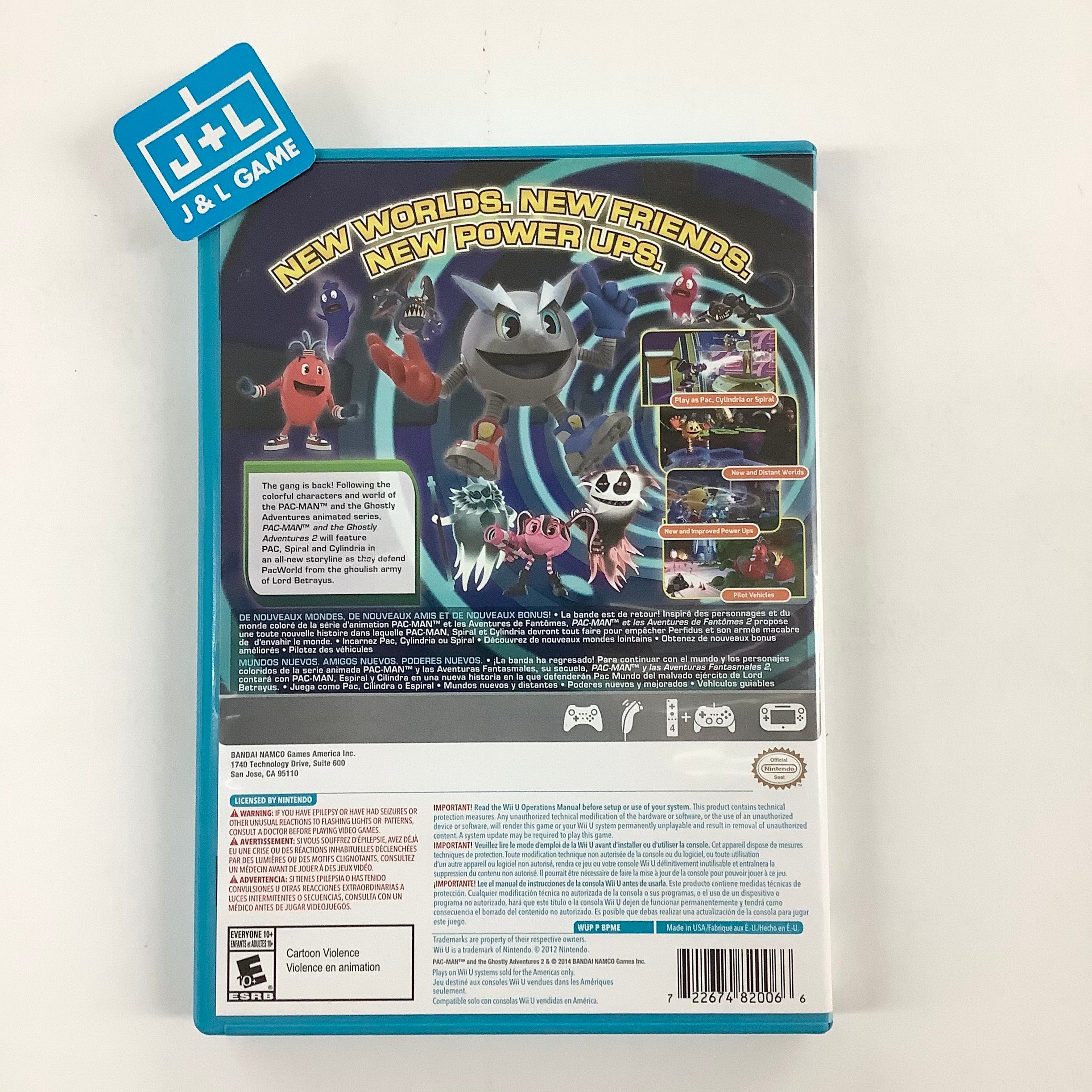 Pac-Man and the Ghostly Adventures 2 - Nintendo Wii U [Pre-Owned] Video Games Bandai Namco Games   