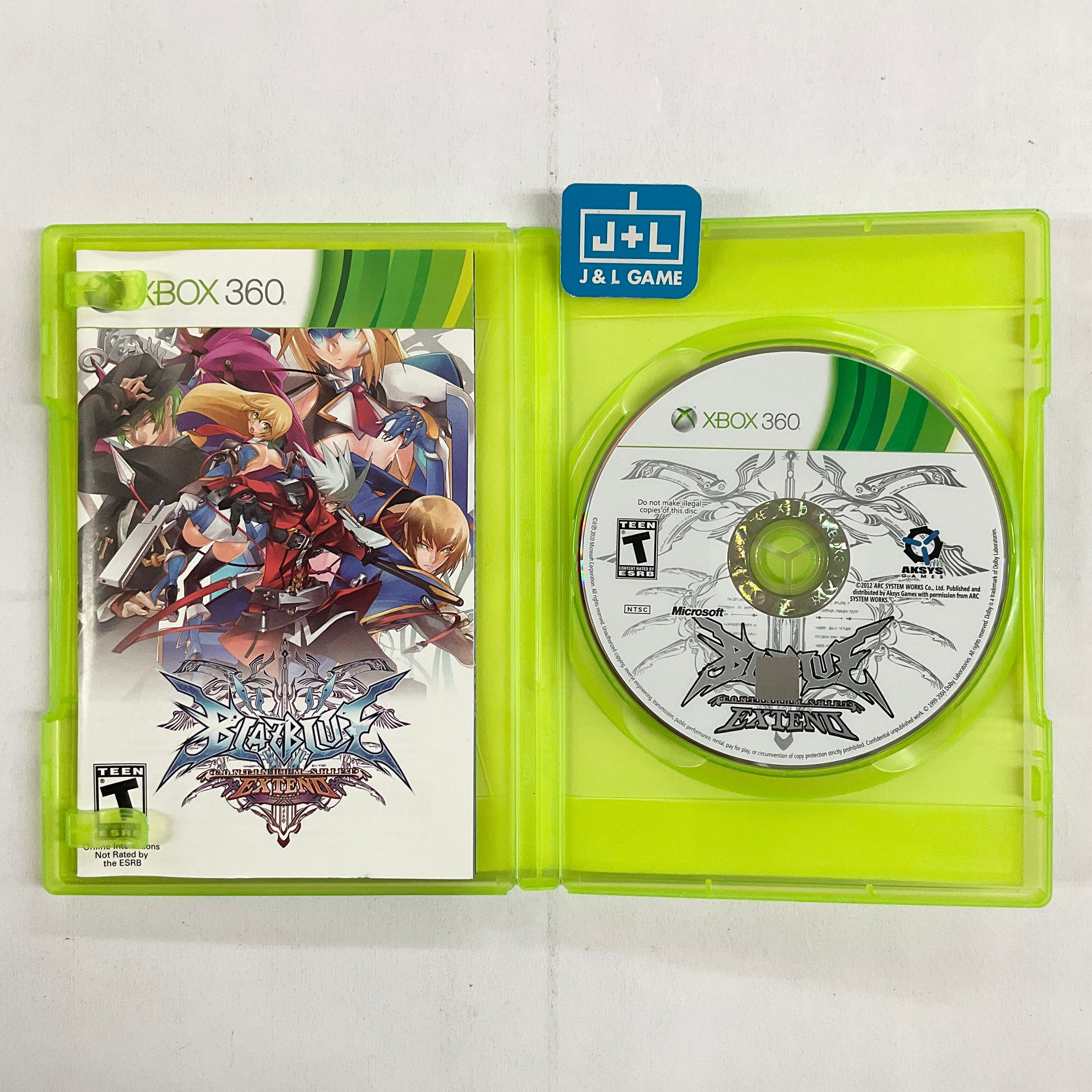 BlazBlue: Continuum Shift Extend - Xbox 360 [Pre-Owned] | J&L Game