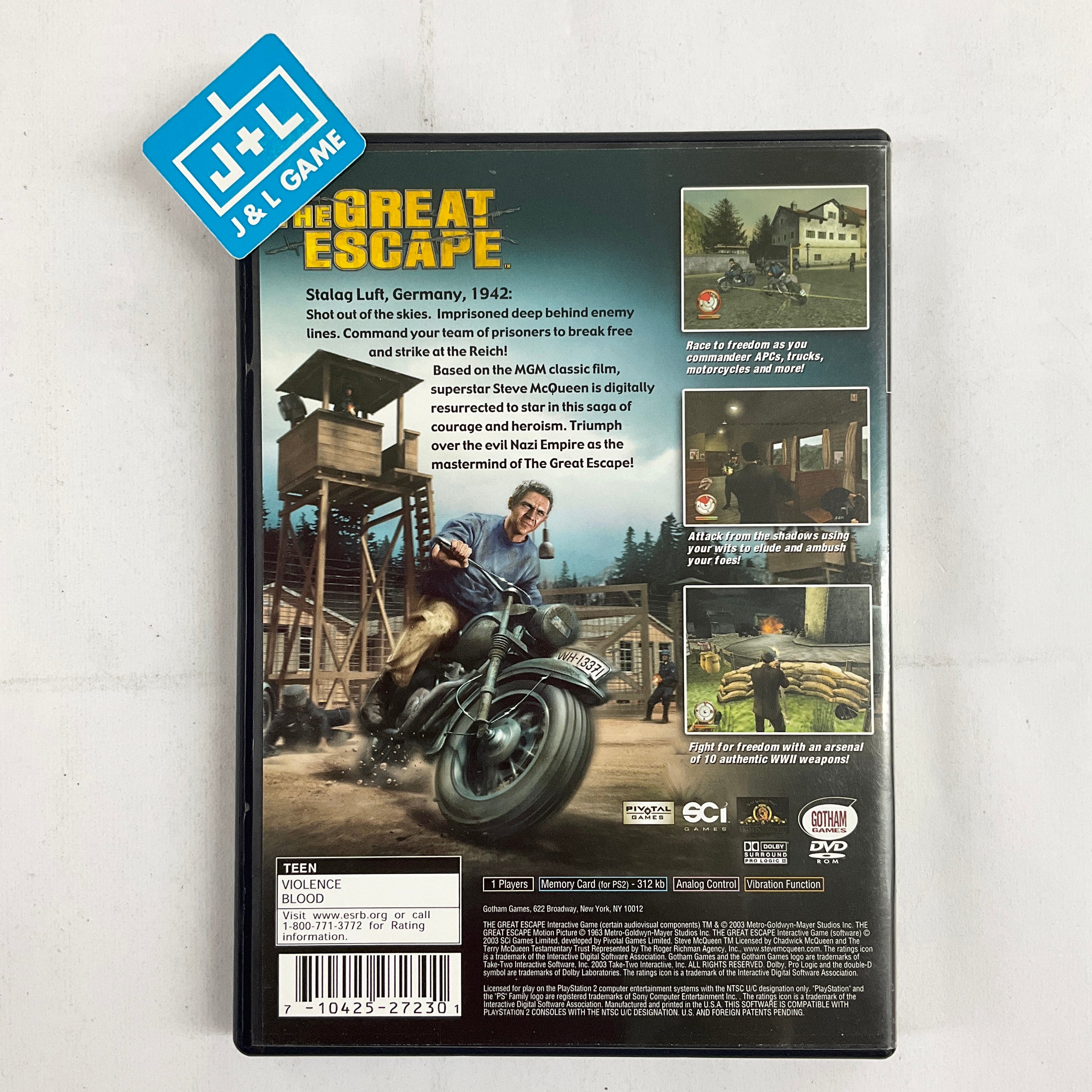 The Great Escape - (PS2) PlayStation 2 [Pre-Owned] Video Games Gotham Games   