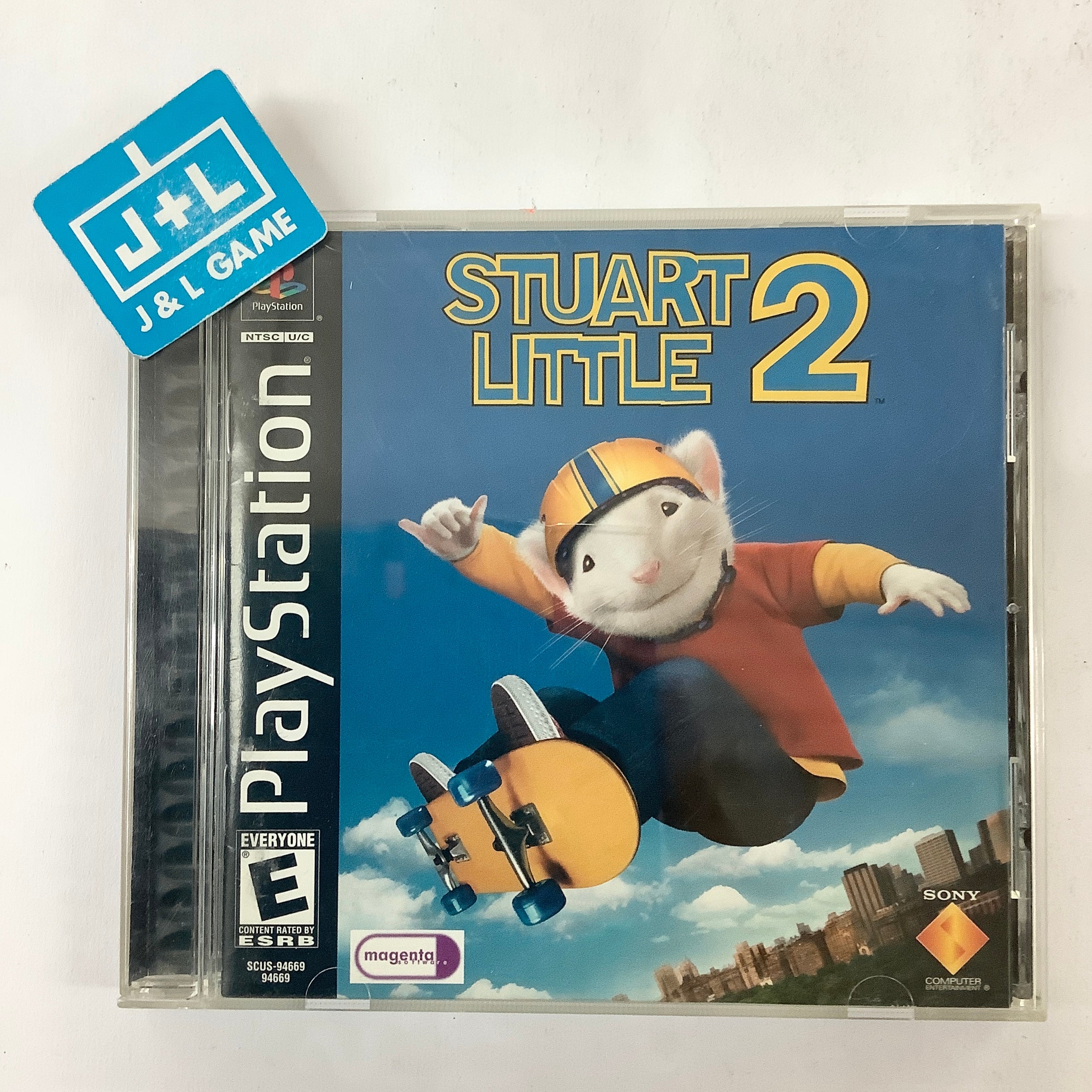 Jeu PS1 Stuart Little 2 avec CD et notice Sony Playstation v Jeu PS1 Stuart Little 2 avec CD et notice Sony Playstation v