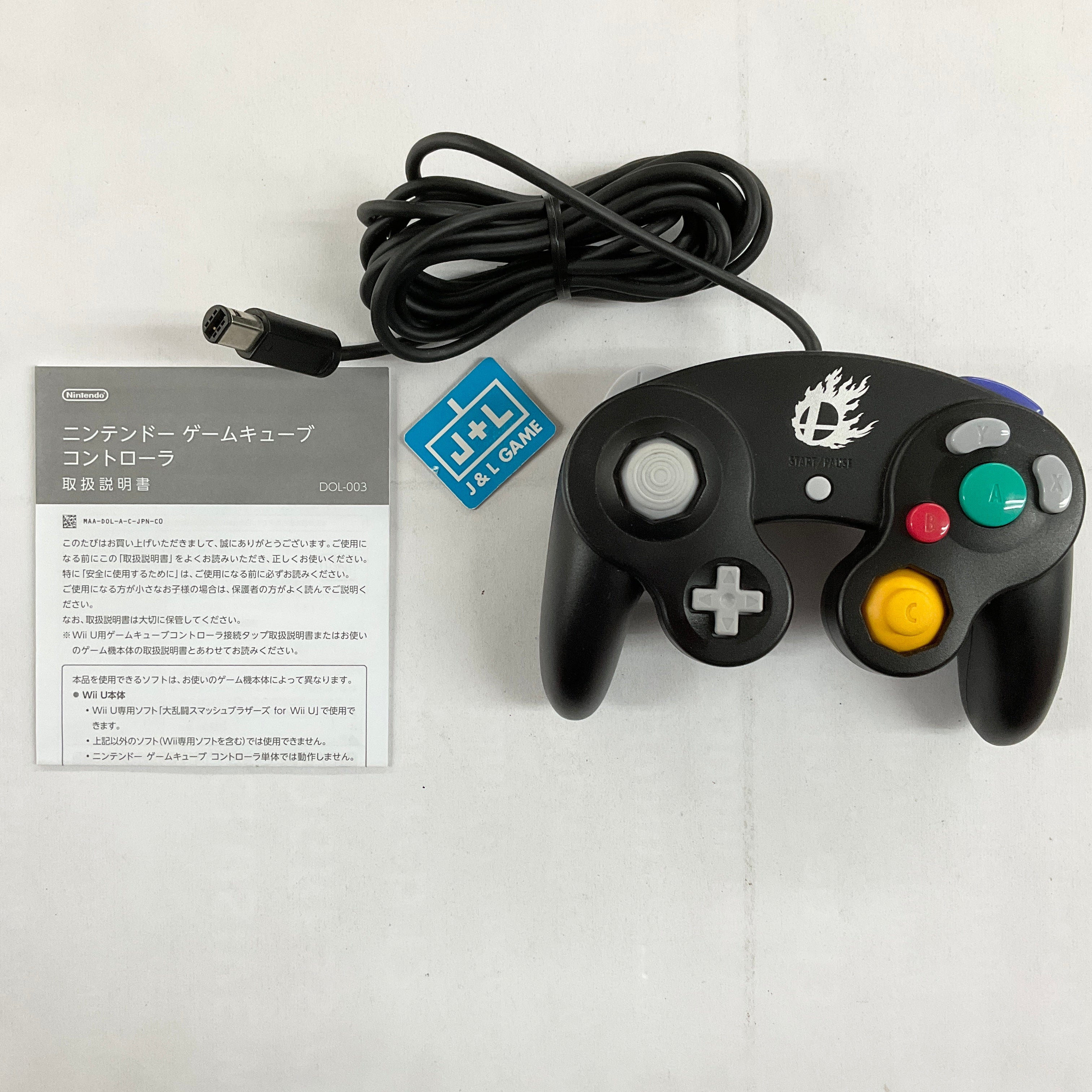 Nintendo GameCube Controller (Super Smash Bros) (Black) - (GC) GameCube [Pre-Owned] Accessories Nintendo   