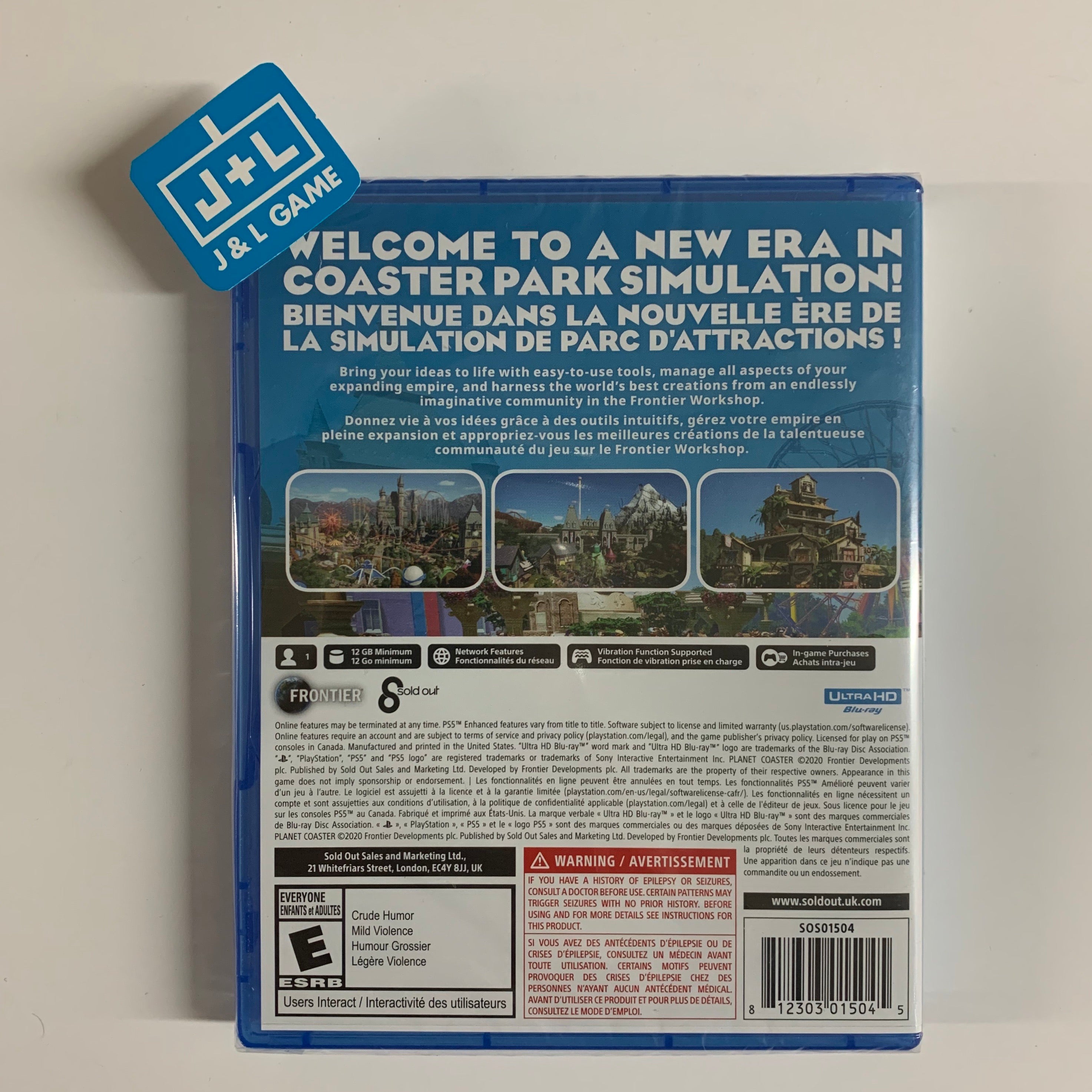 Planet Coaster - (PS5) PlayStation 5 Video Games Sold Out   