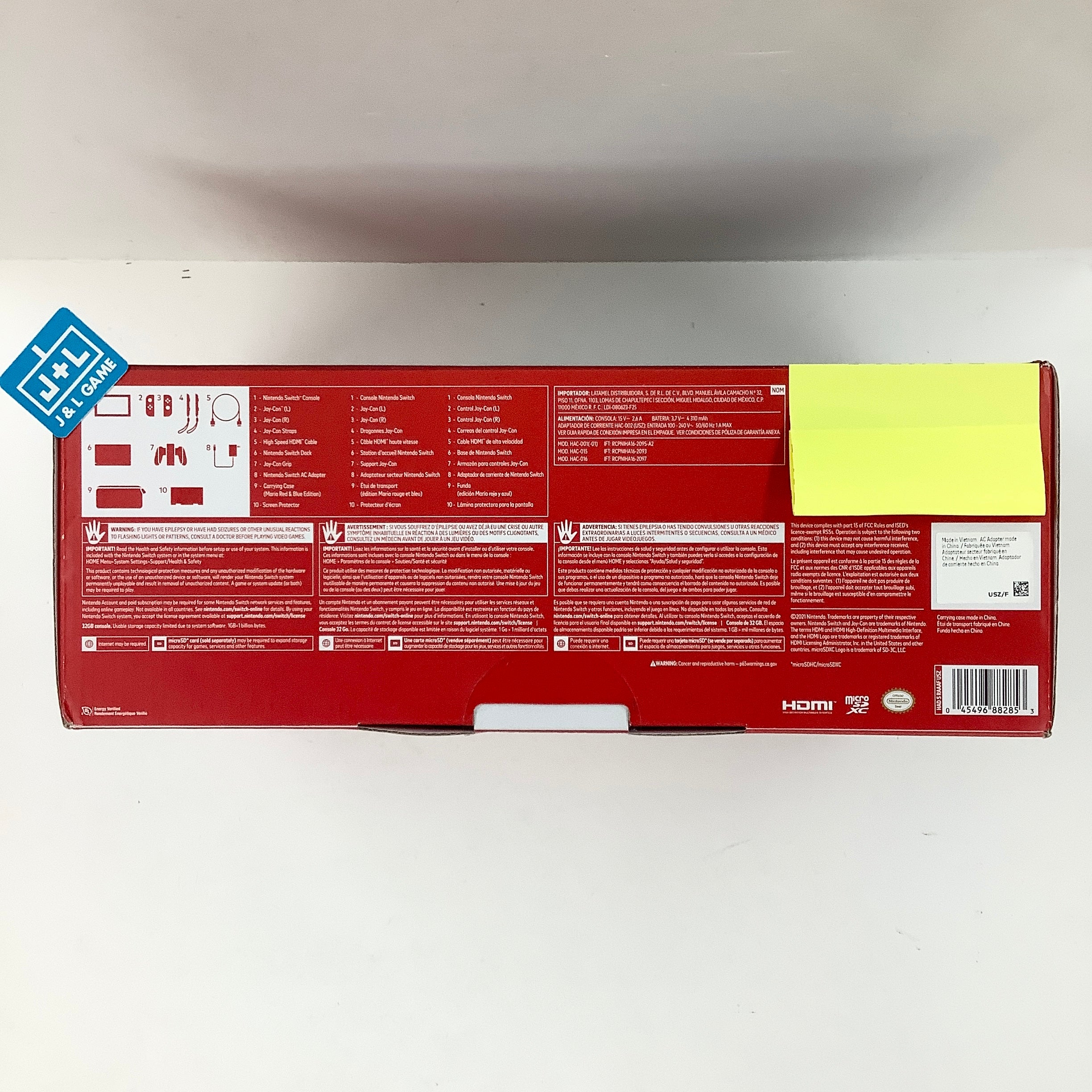 Nintendo Switch - Mario Red & Blue Edition - Nintendo Switch Consoles Nintendo   