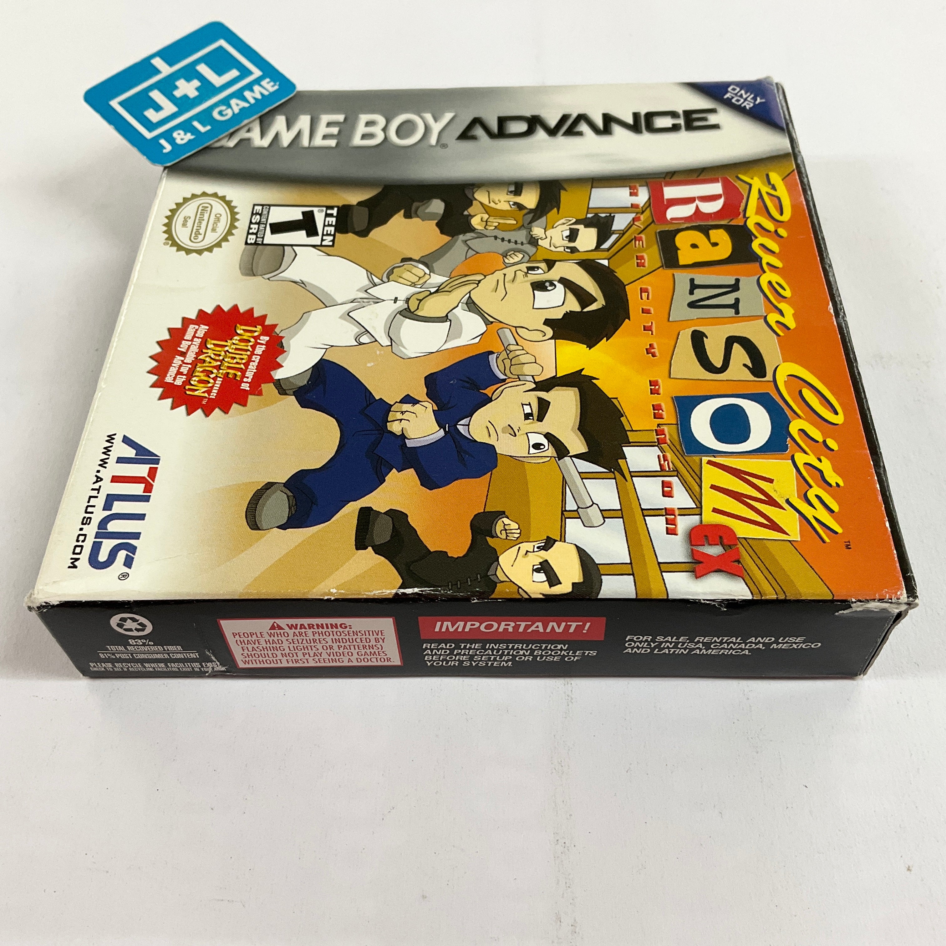River City Ransom EX - (GBA) Game Boy Advance [Pre-Owned] Video Games Atlus   