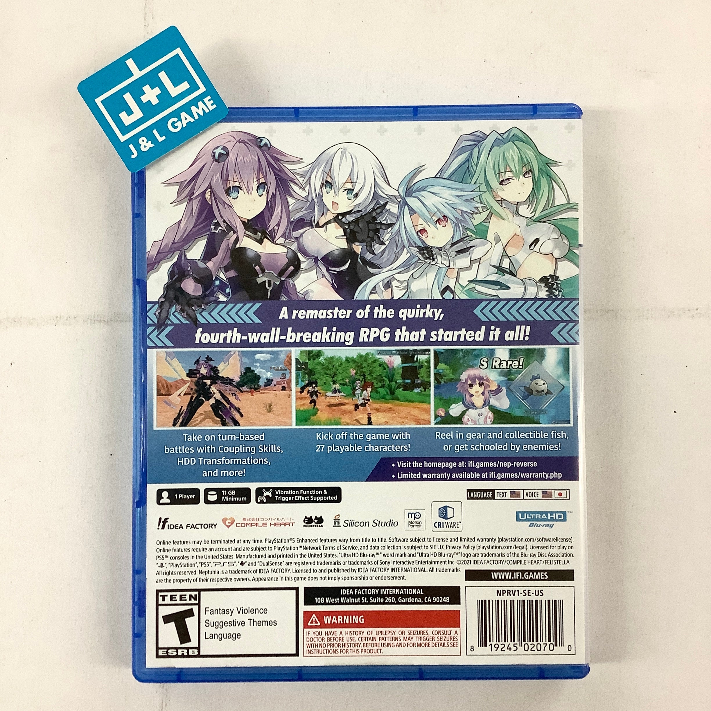 Neptunia ReVerse - (PS5) PlayStation 5 [UNBOXING] Video Games Idea Factory International   