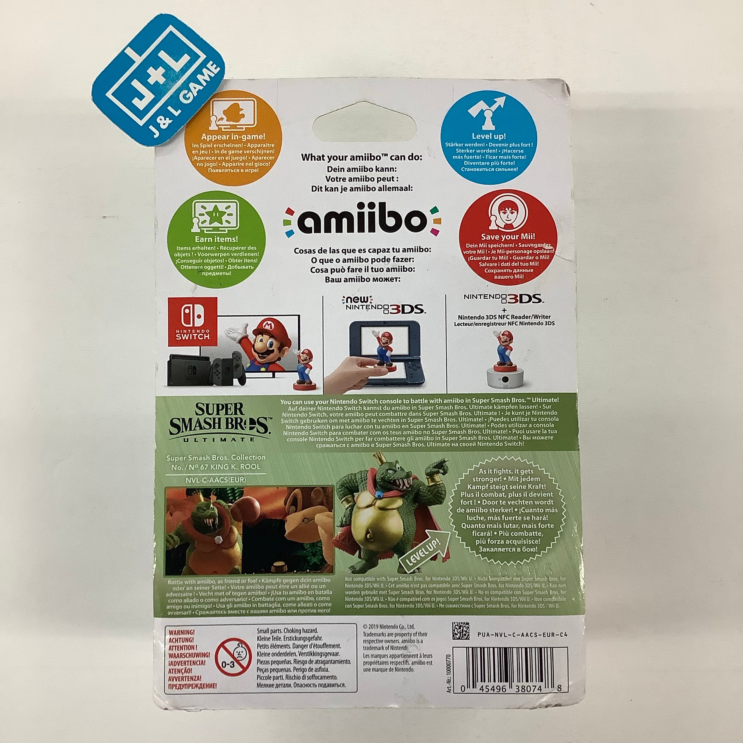 King K. Rool (Super Smash Bros. series) - Nintendo Switch Amiibo (European Import) Amiibo Nintendo   