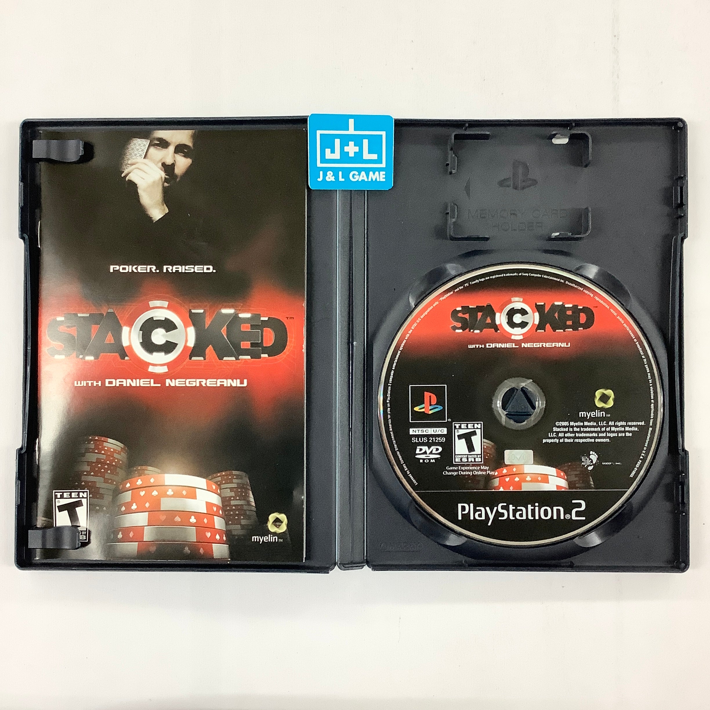 Stacked with Daniel Negreanu - (PS2) PlayStation 2 [Pre-Owned] Video Games Myelin Media   