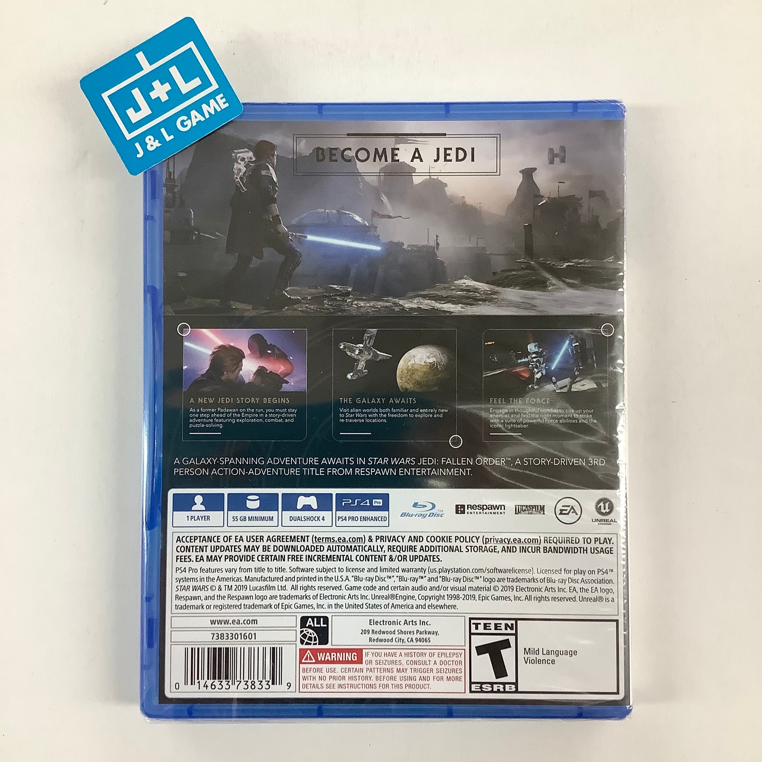 Star Wars Jedi: Fallen Order - (PS4) PlayStation 4 Video Games Electronic Arts   
