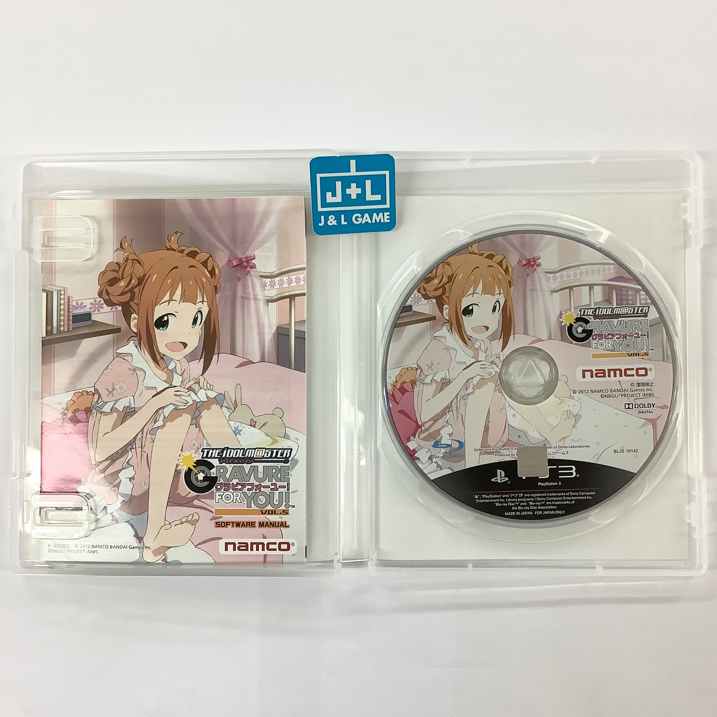 The Idolm@ster: Gravure For You! Vol. 5 - (PS3) PlayStation 3 [Pre-Owned] (Japanese Import) Video Games Bandai Namco Games   