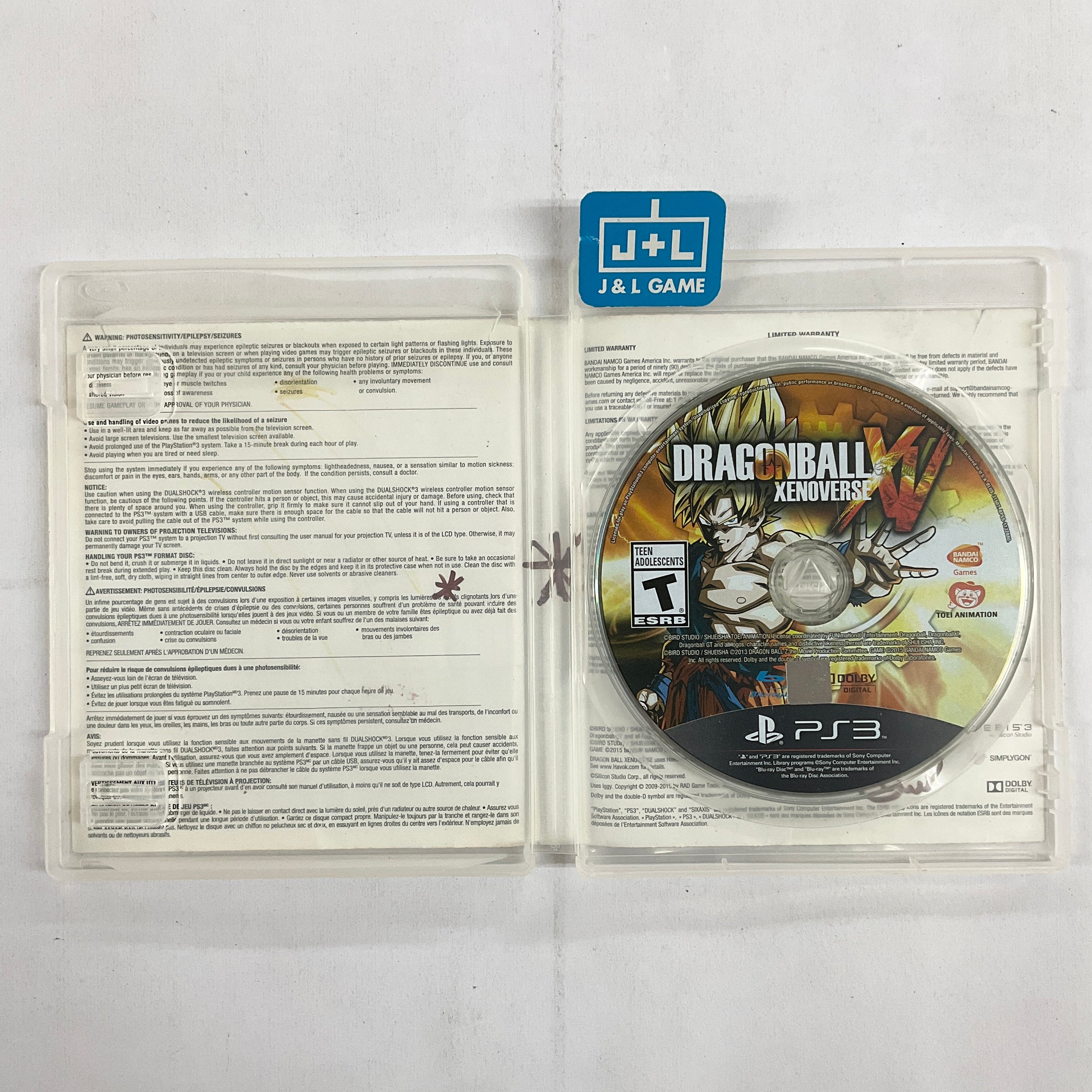 Dragon Ball: Xenoverse - (PS3) PlayStation 3 [Pre-Owned] Video Games BANDAI NAMCO Entertainment   