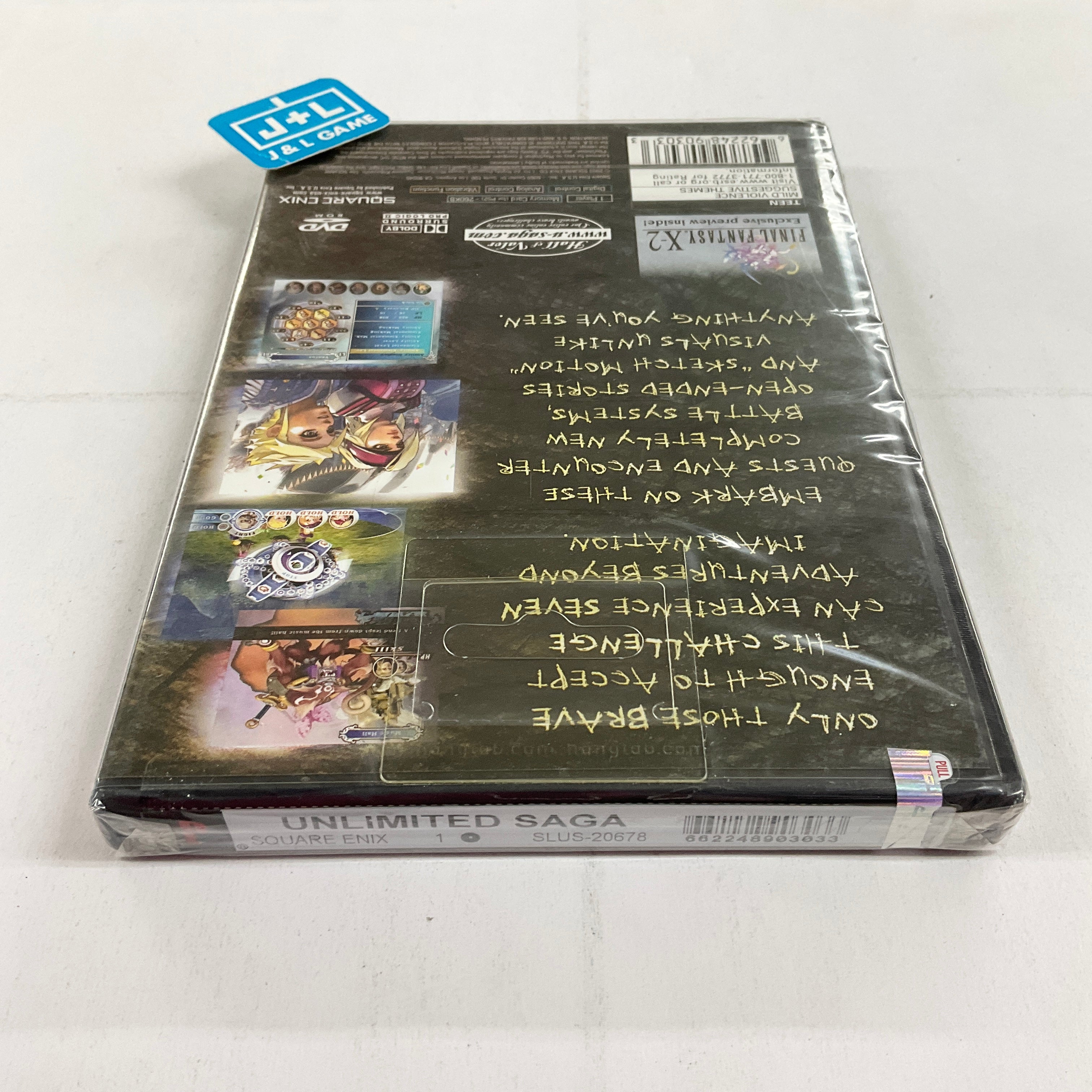 Unlimited Saga - (PS2) PlayStation 2 Video Games Square Enix   