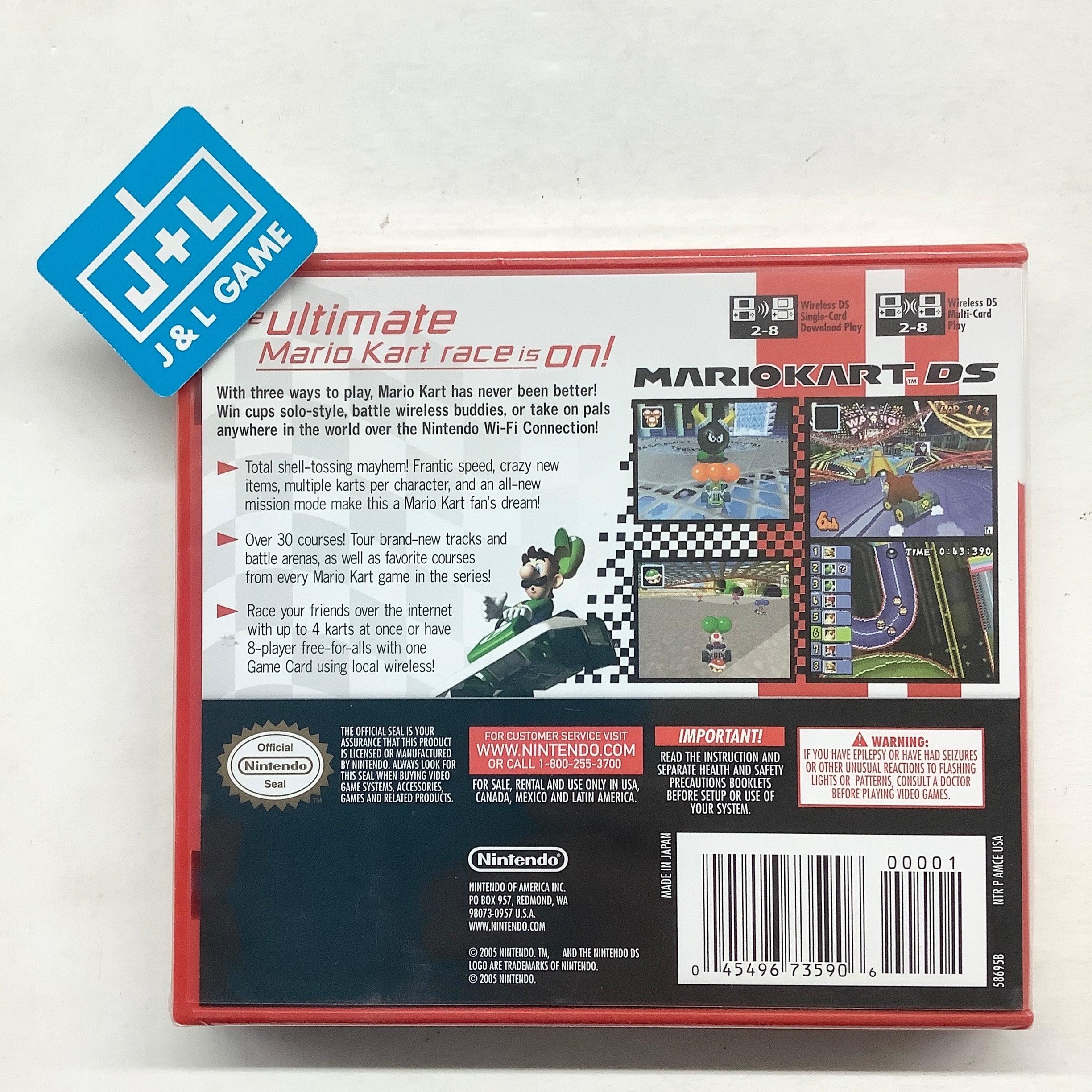 Mario Kart DS (Red Case)  - (NDS) Nintendo DS Video Games Nintendo   