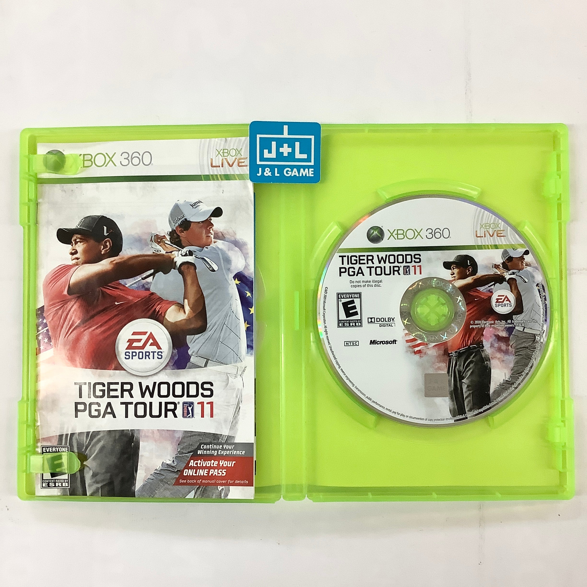 Tiger Woods PGA Tour 11 - Xbox 360 [Pre-Owned] Video Games Electronic Arts   