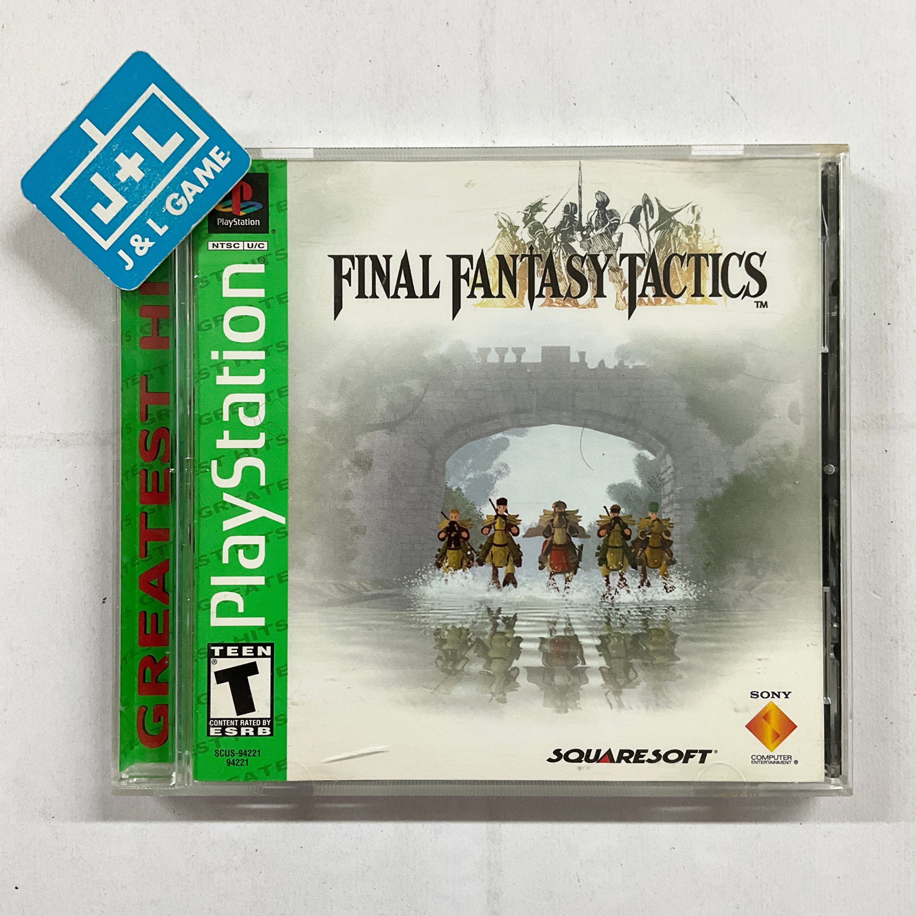 Final Fantasy Tactics (Greatest Hits) - (PS1) PlayStation 1 [Pre-Owned] Video Games SCEA   