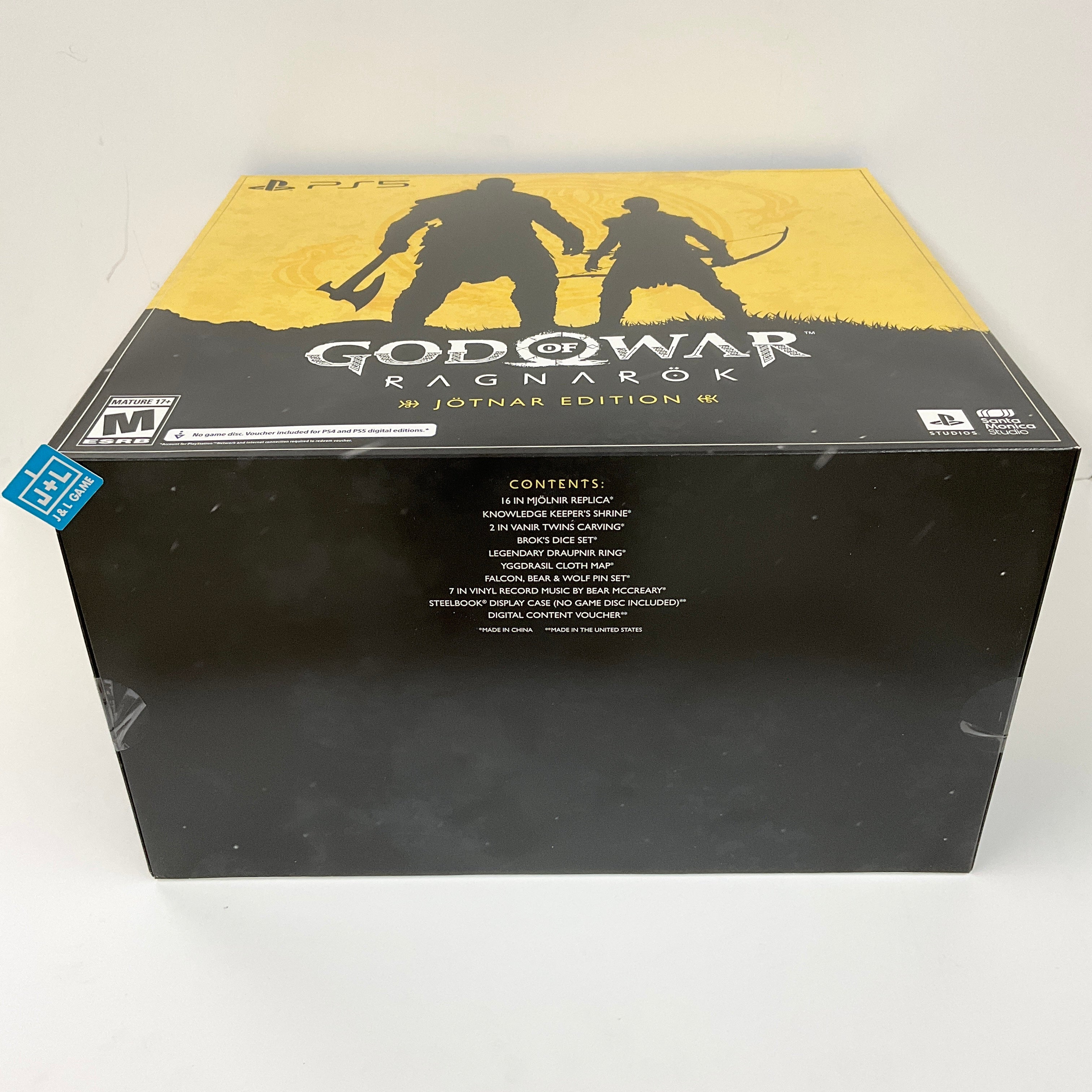 God of War Ragnarök Jötnar Edition - (PS4/PS5) - PlayStation 5 Video Games PlayStation   