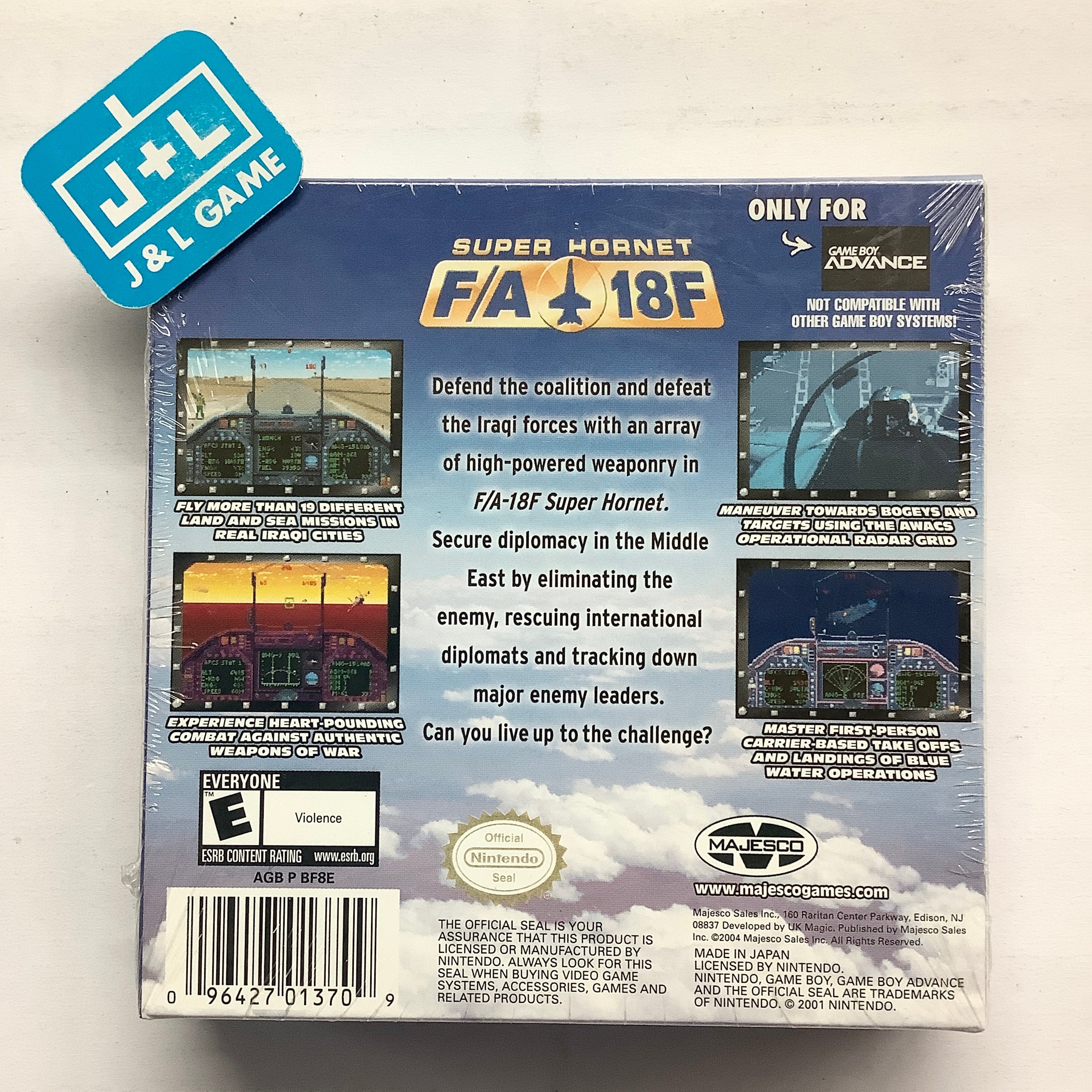Super Hornet F/A-18F - (GBA) Game Boy Advance Video Games Majesco   