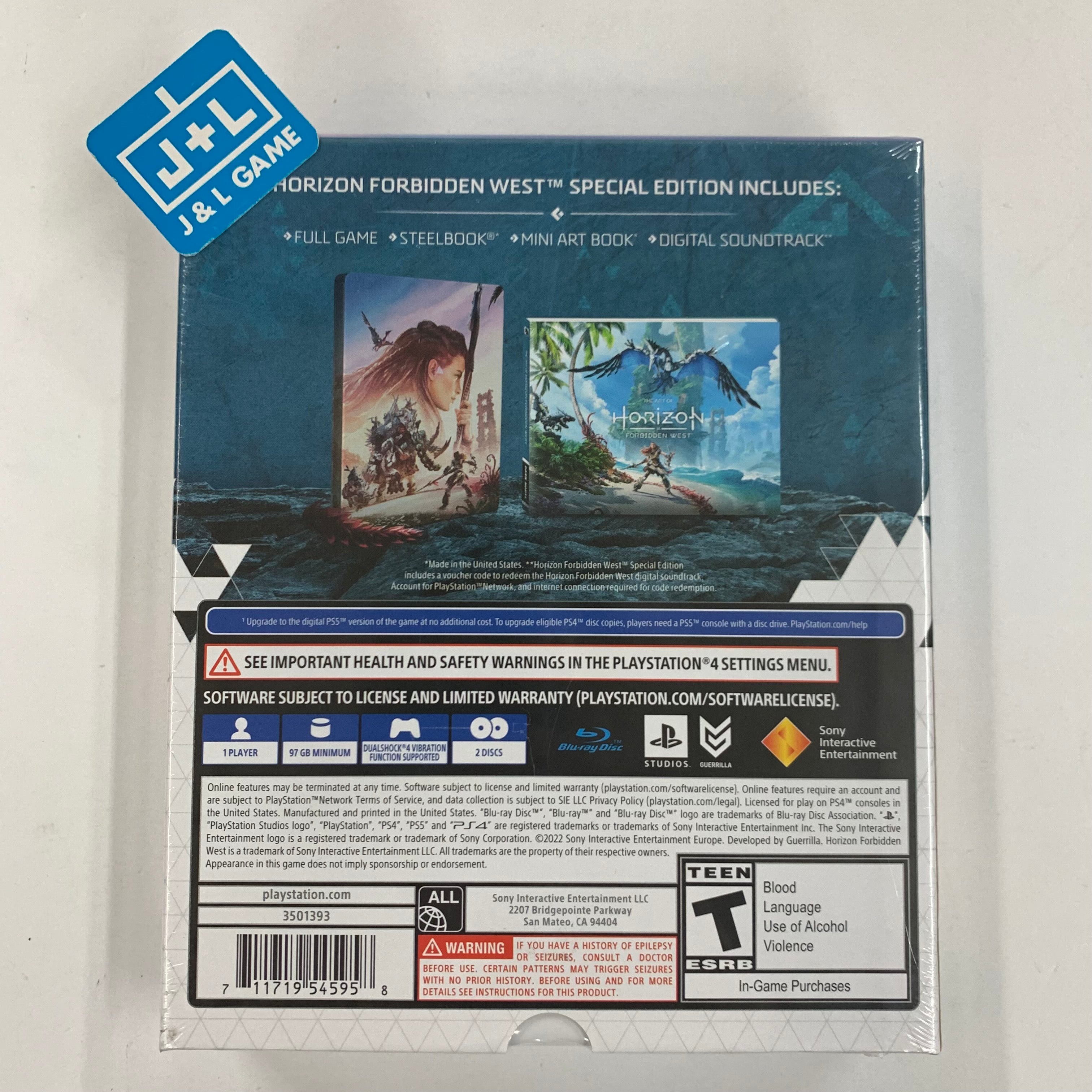 Horizon Forbidden West Special Edition - (PS4) PlayStation 4 Video Games PlayStation   