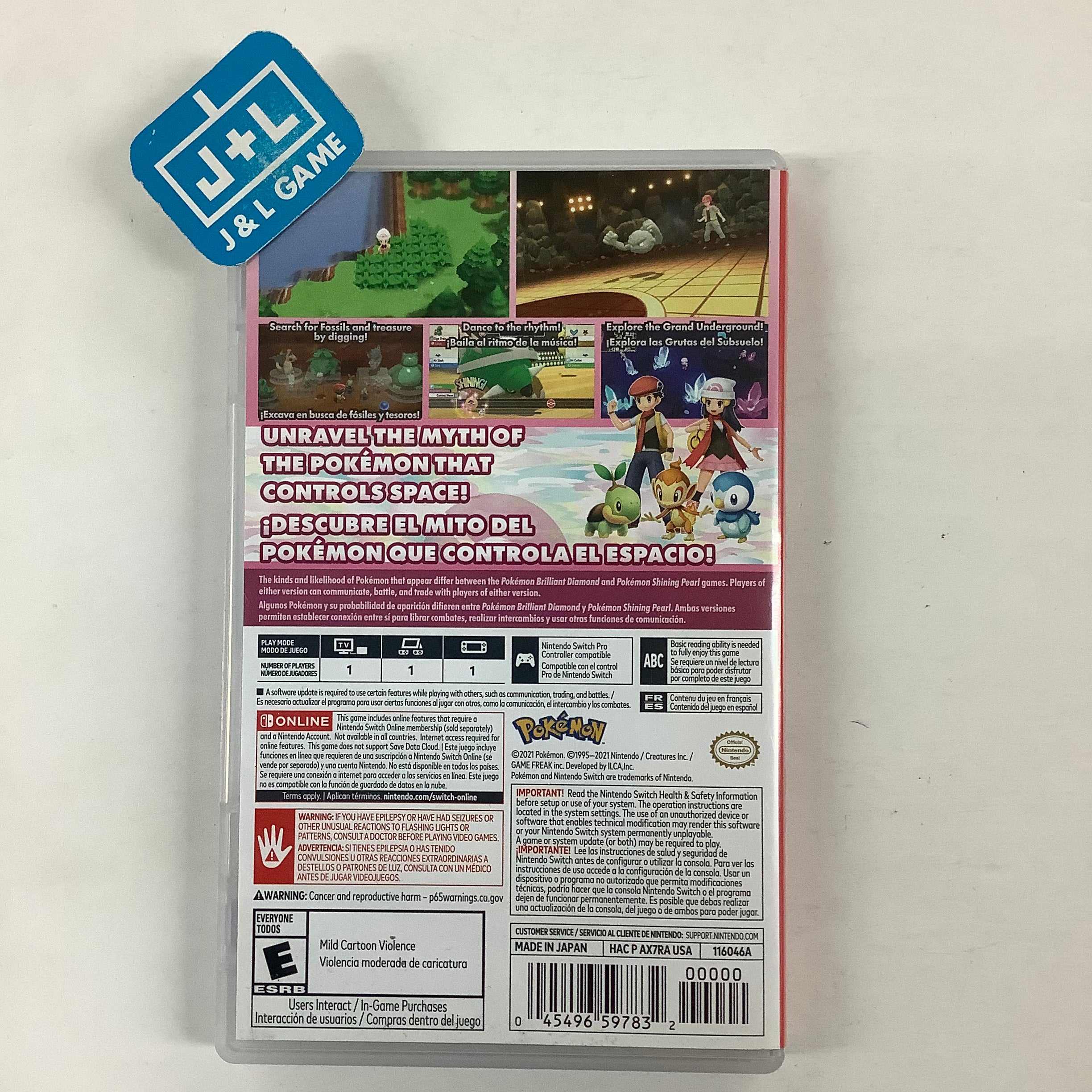 Pokemon Shining Pearl - (NSW) Nintendo Switch [Pre-Owned] Video Games Nintendo   