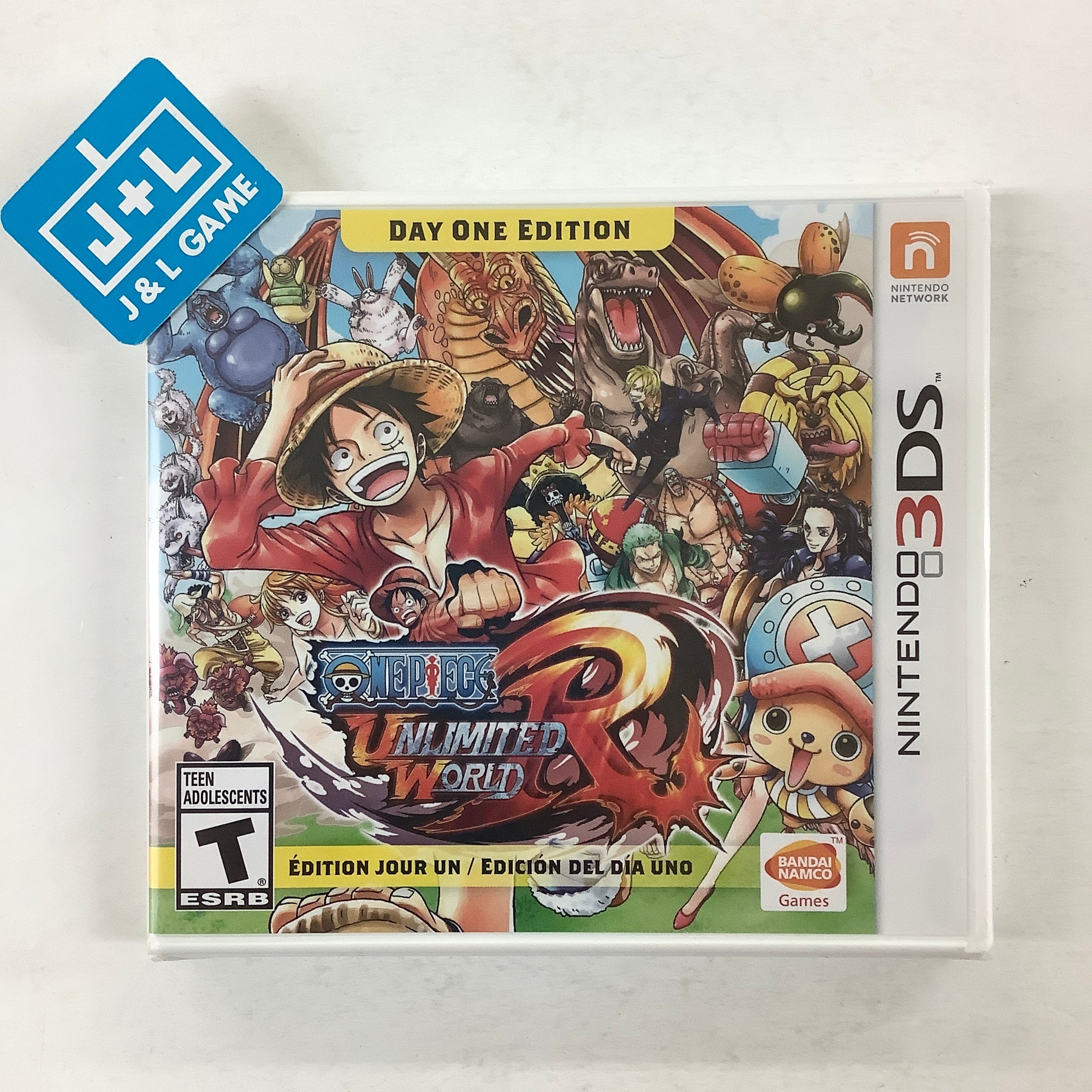 One Piece: Unlimited World Red: Day One Edition - Nintendo 3DS Video Games BANDAI NAMCO Entertainment   