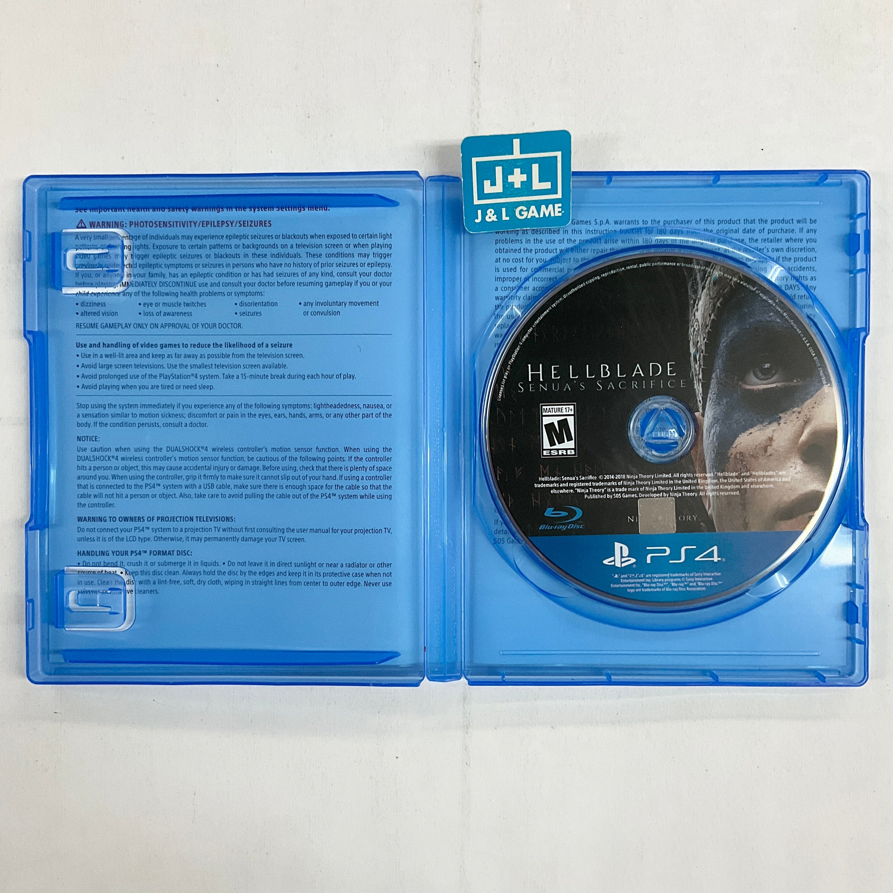 Hellblade: Senua's Sacrifice - (PS4) PlayStation 4 [Pre-Owned] Video Games 505 Games   