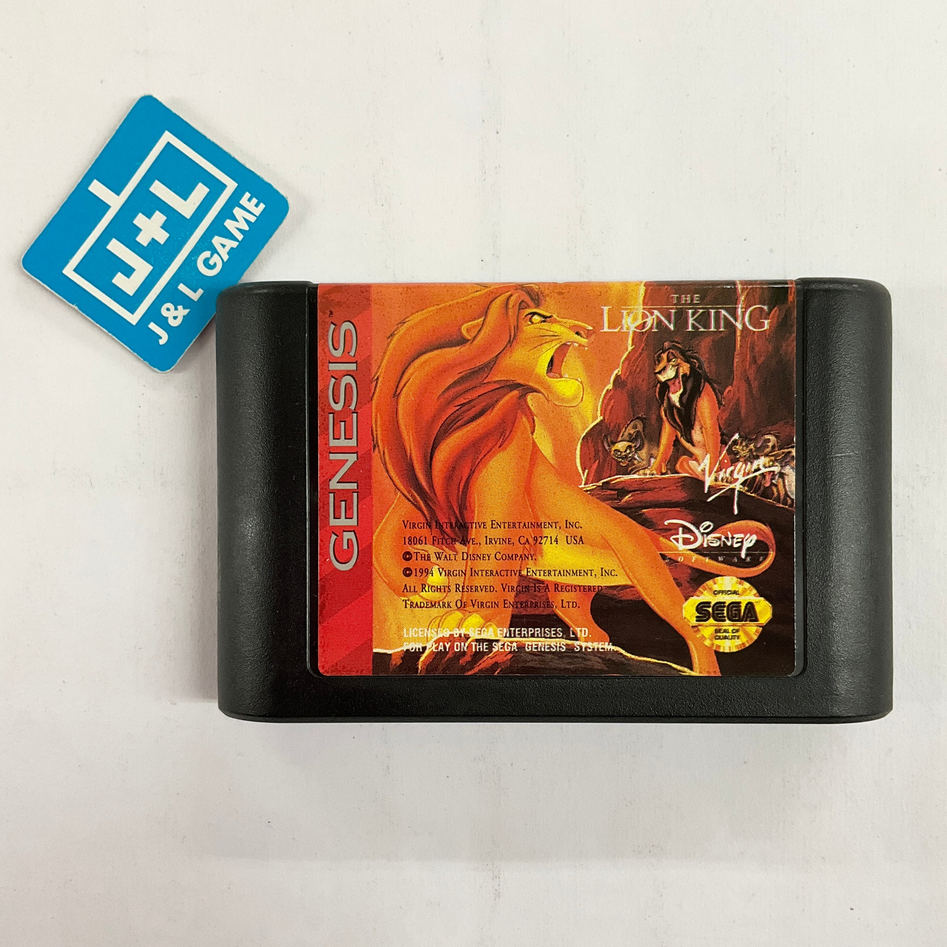 The Lion King - (SG) SEGA Genesis [Pre-Owned] Video Games Virgin Interactive   