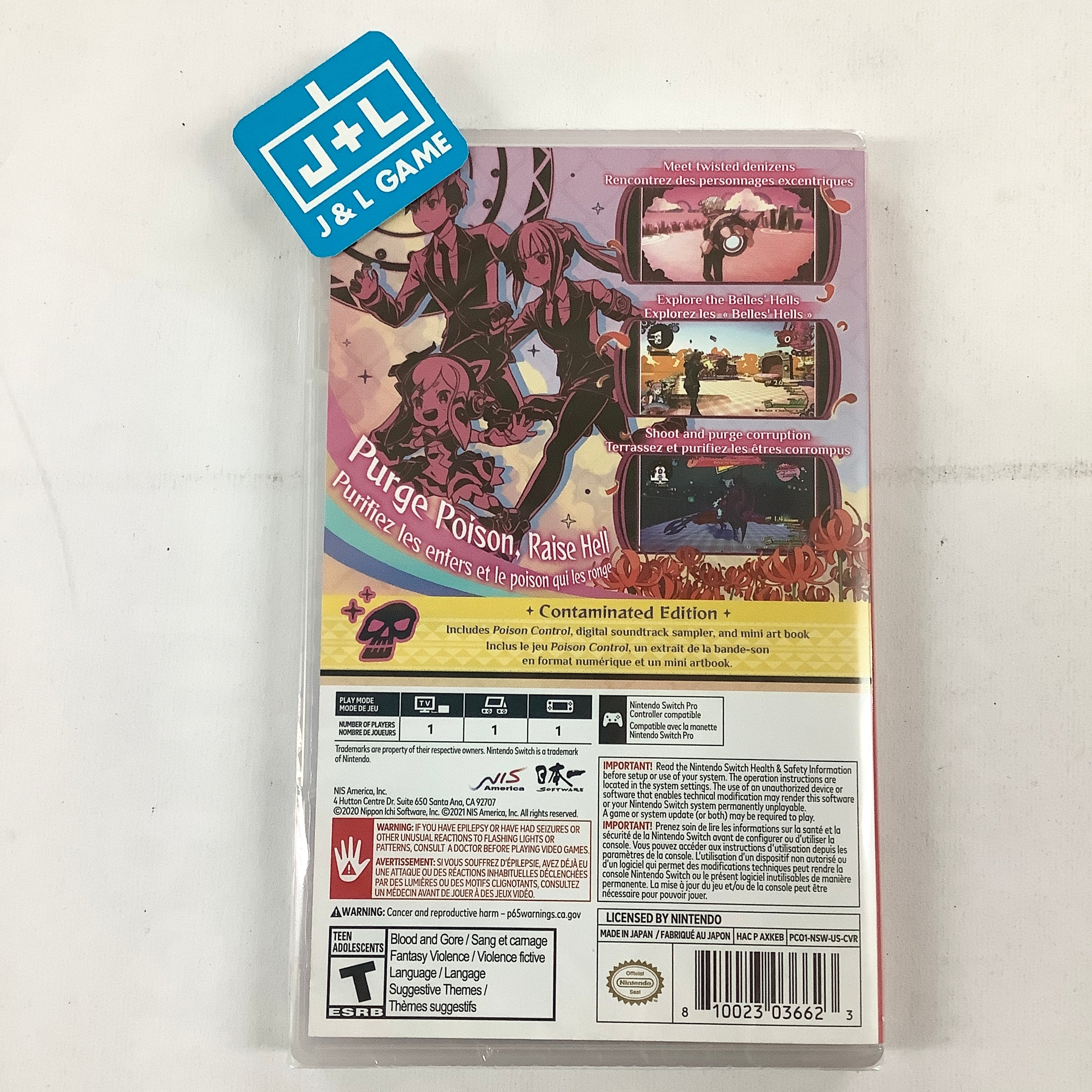 Poison Control: Contaminated Edition - (NSW) Nintendo Switch Video Games NIS America   