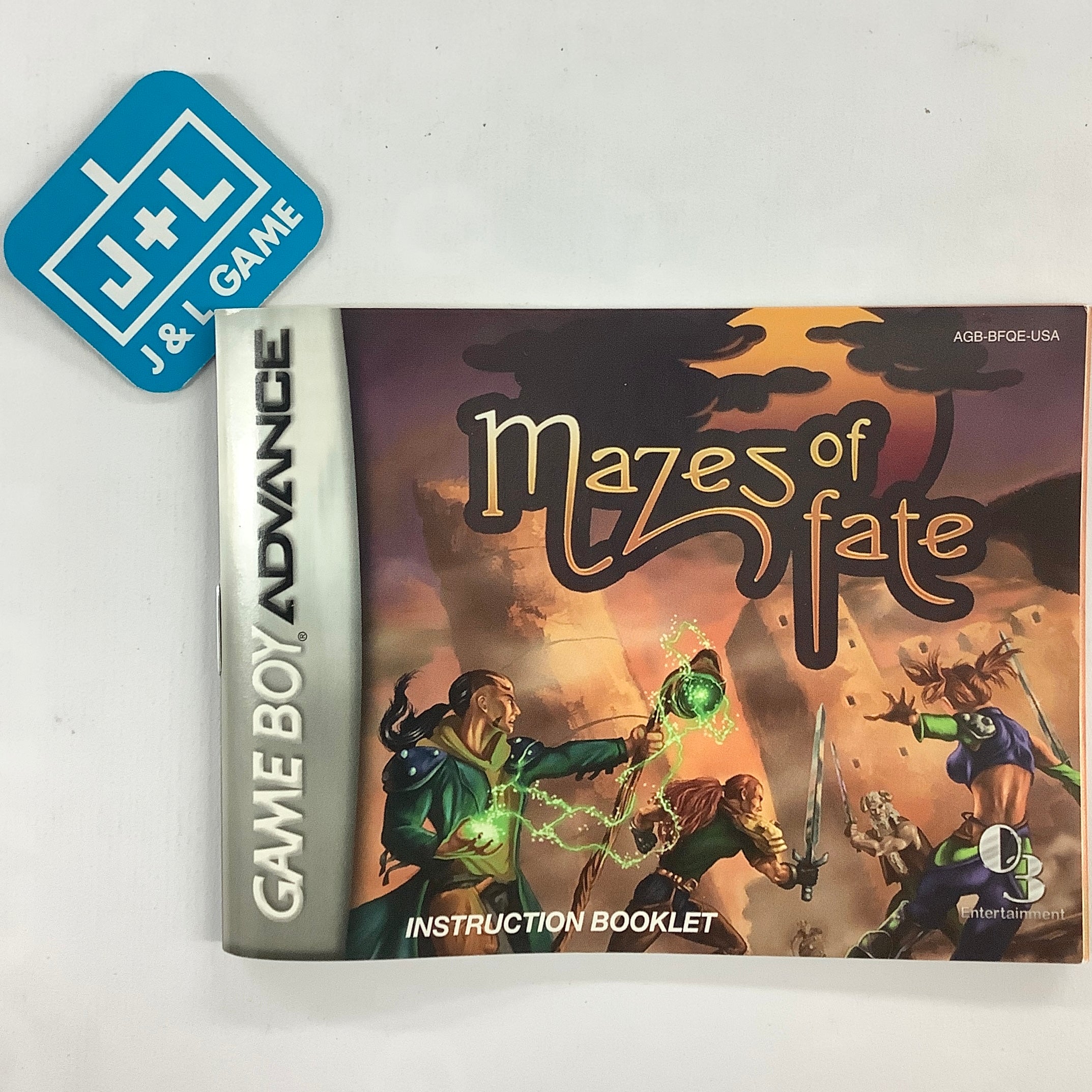 Mazes of Fate - (GBA) Game Boy Advance [Pre-Owned] Video Games O3 Entertainment   