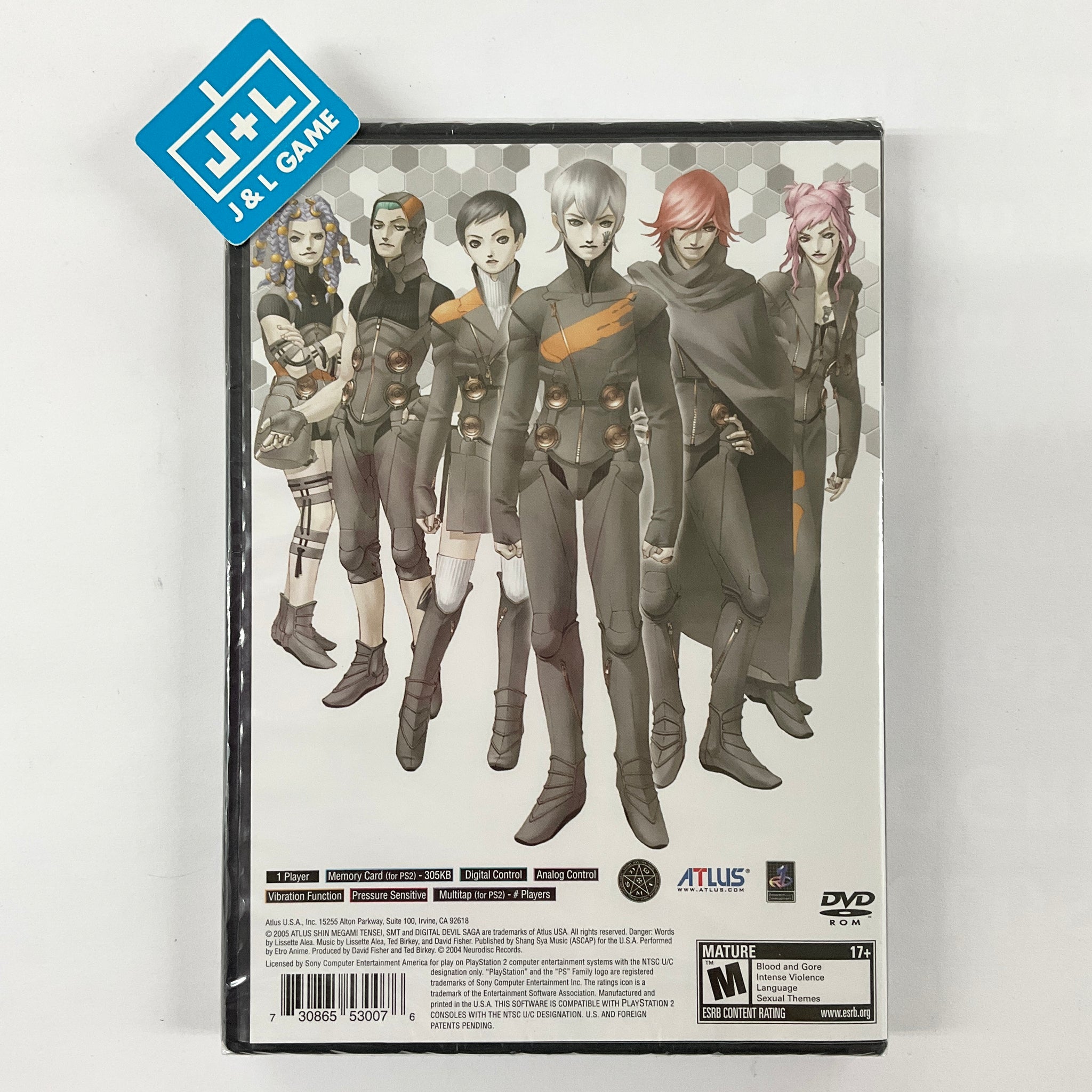 Shin Megami Tensei Digital Devil Saga 2 Ps2 Shin Megami Tensei: Digital Devil Saga - (PS2) PlayStation 2 – J&L