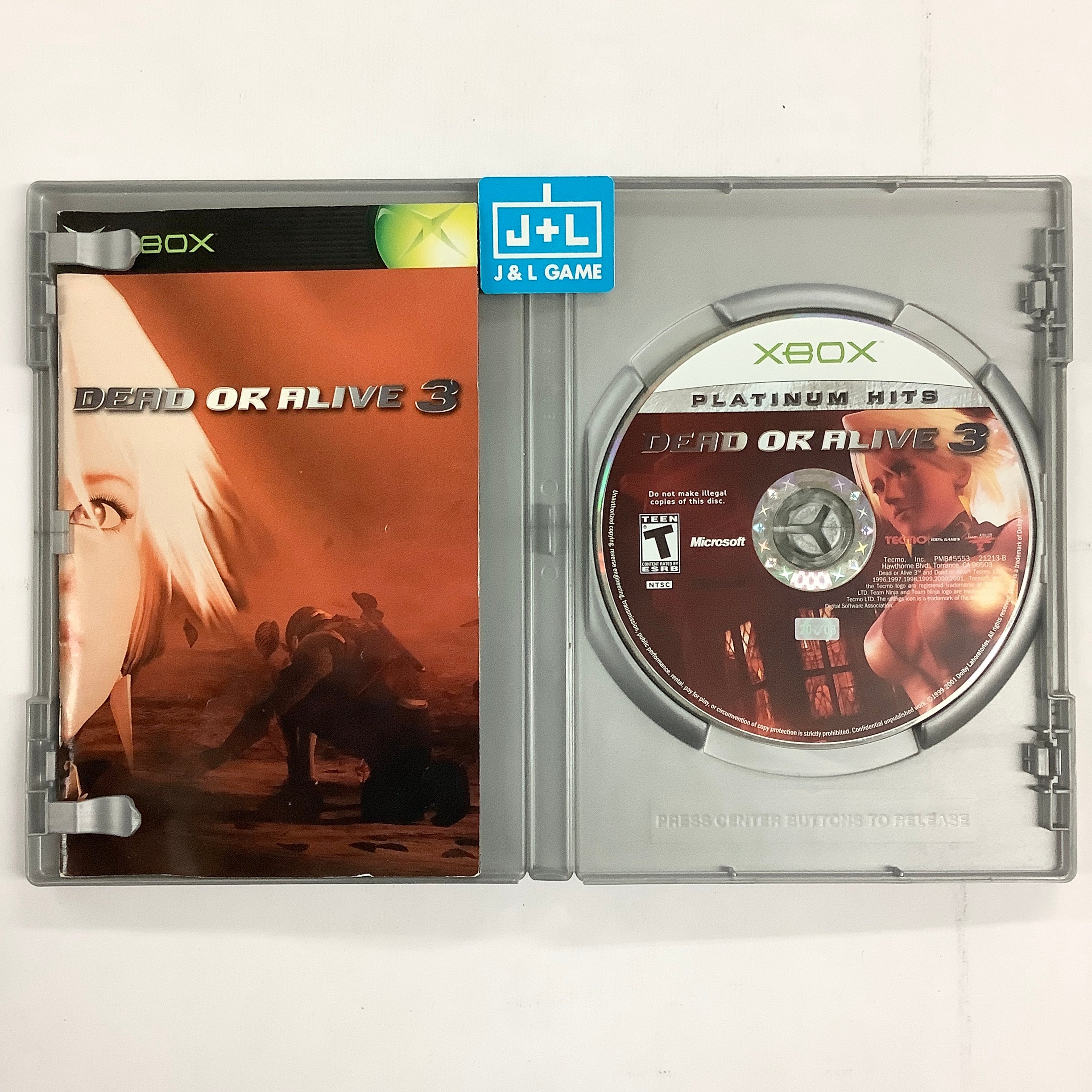 Dead or Alive 3 (Platinum Hits) - (XB) Xbox [Pre-Owned] Video Games Tecmo   