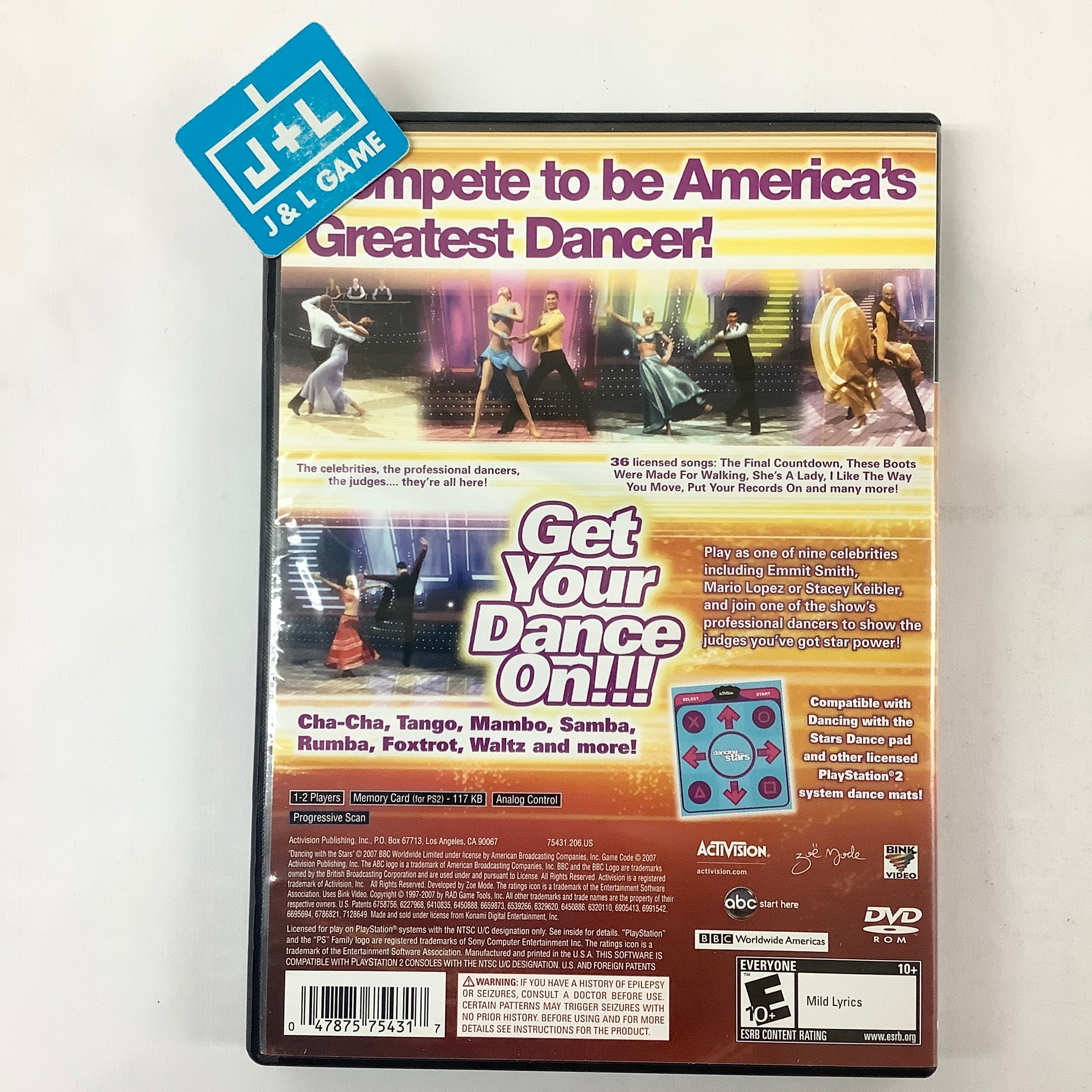 Dancing with the Stars - (PS2) PlayStation 2 [Pre-Owned] Video Games Activision   