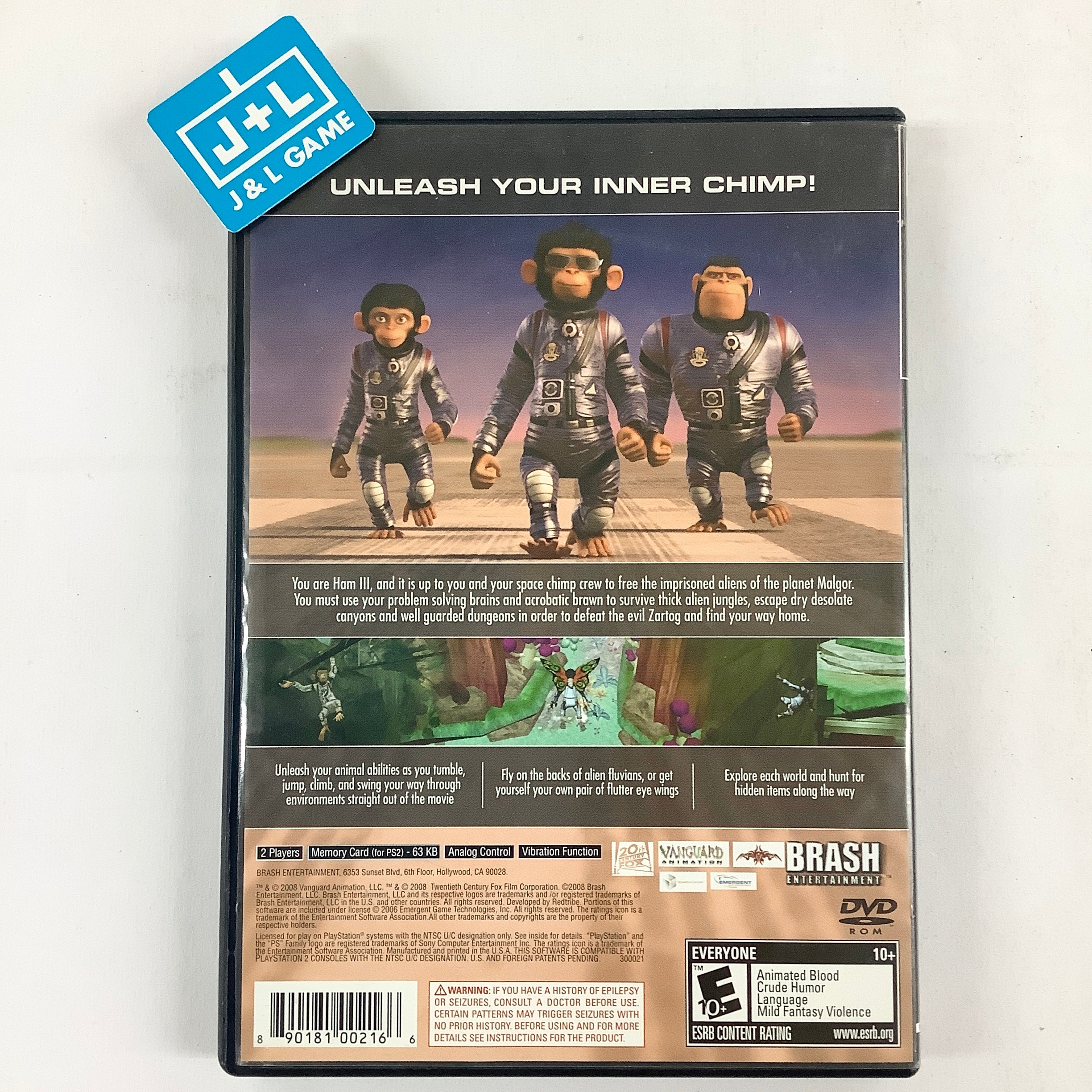 Space Chimps - (PS2) PlayStation 2 [Pre-Owned] Video Games Brash Entertainment   