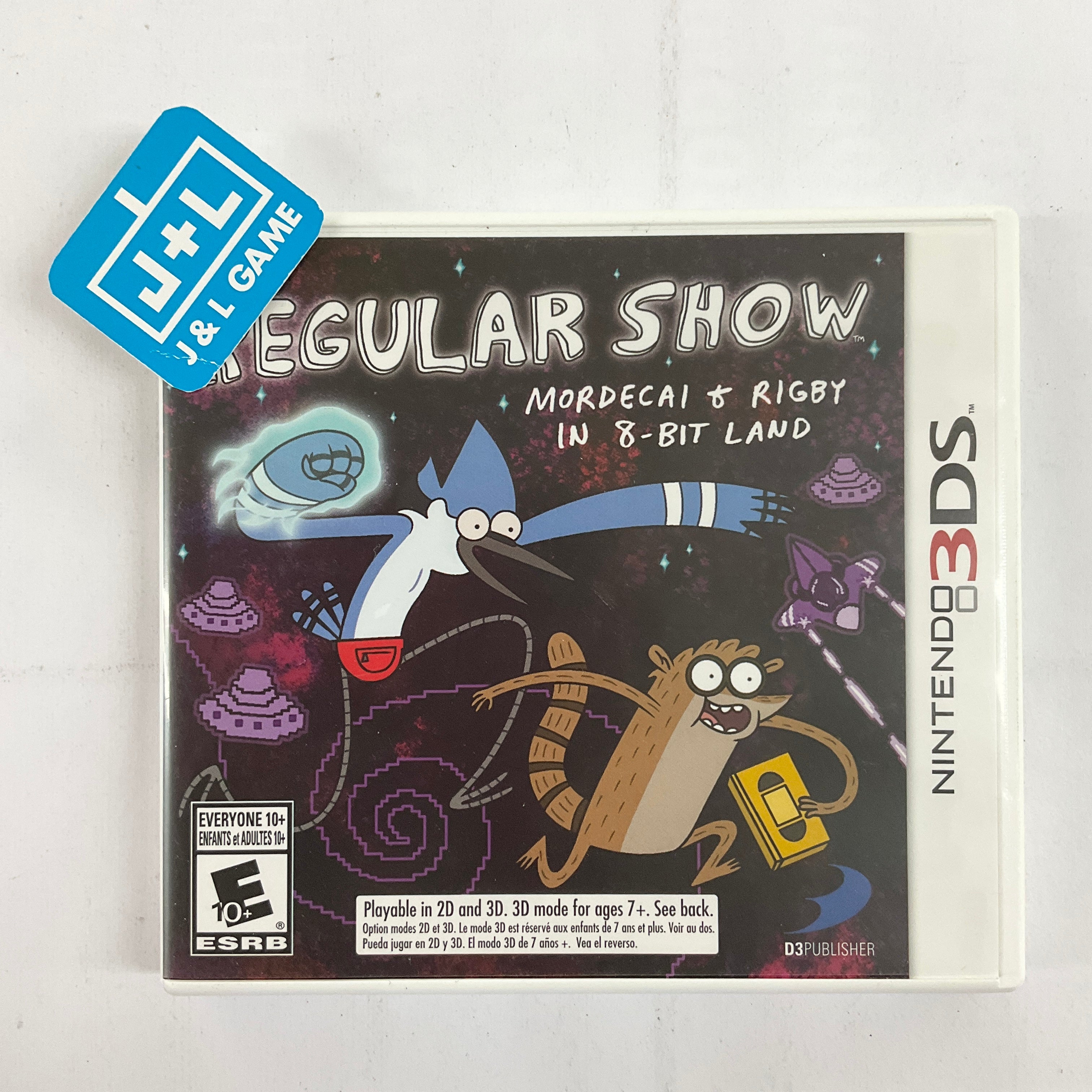 Regular Show: Mordecai and Rigby in 8-Bit Land - Nintendo 3DS [Pre-Owned] Video Games D3Publisher   